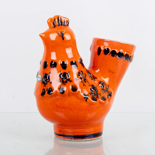 VASE, porcelana, Deco Hälsingborg, segunda mitad del siglo XX