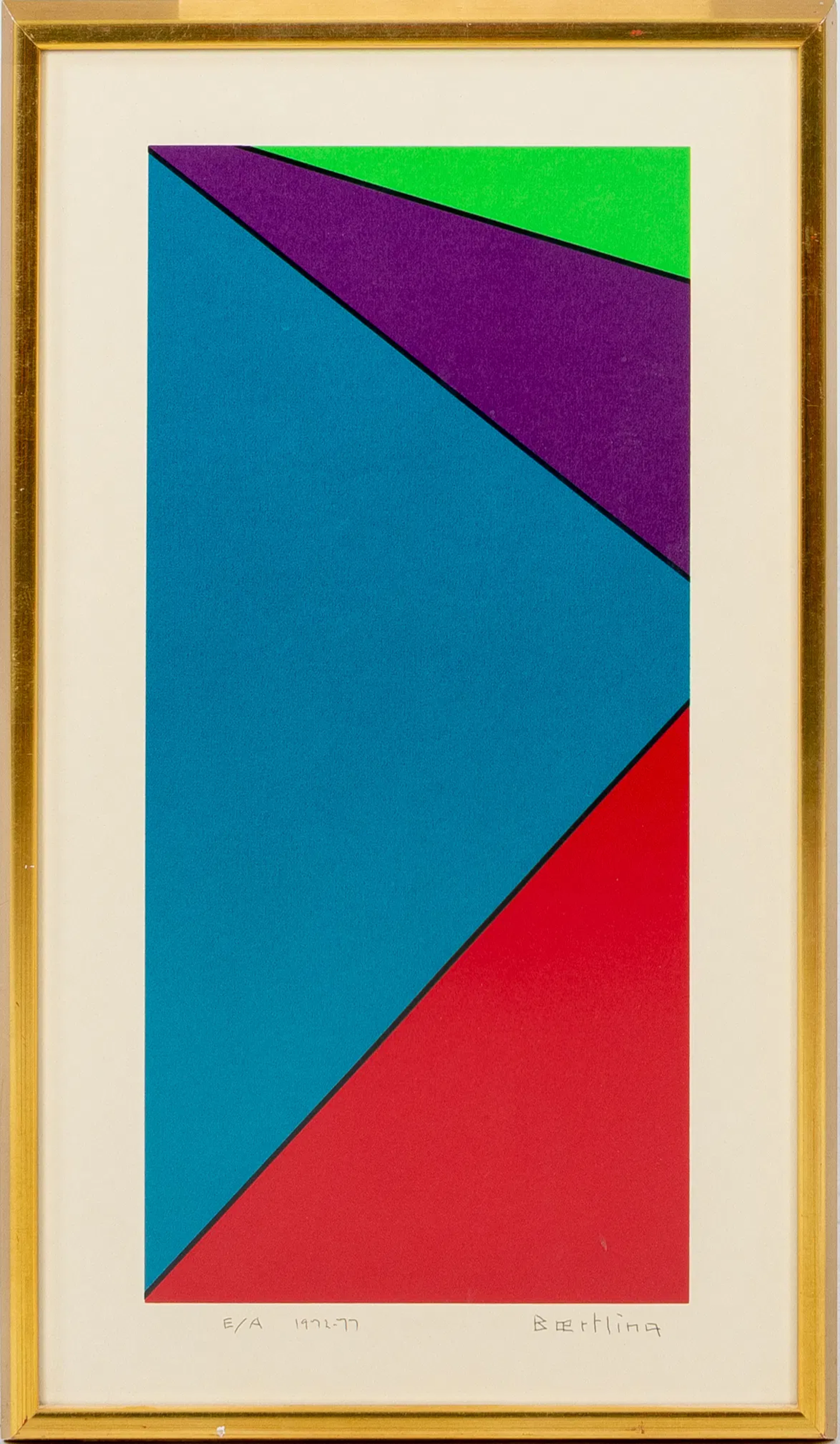 OLLE BAERTLING (1911-1981), färgserigrafi, "Ayare", signerad och numrerad