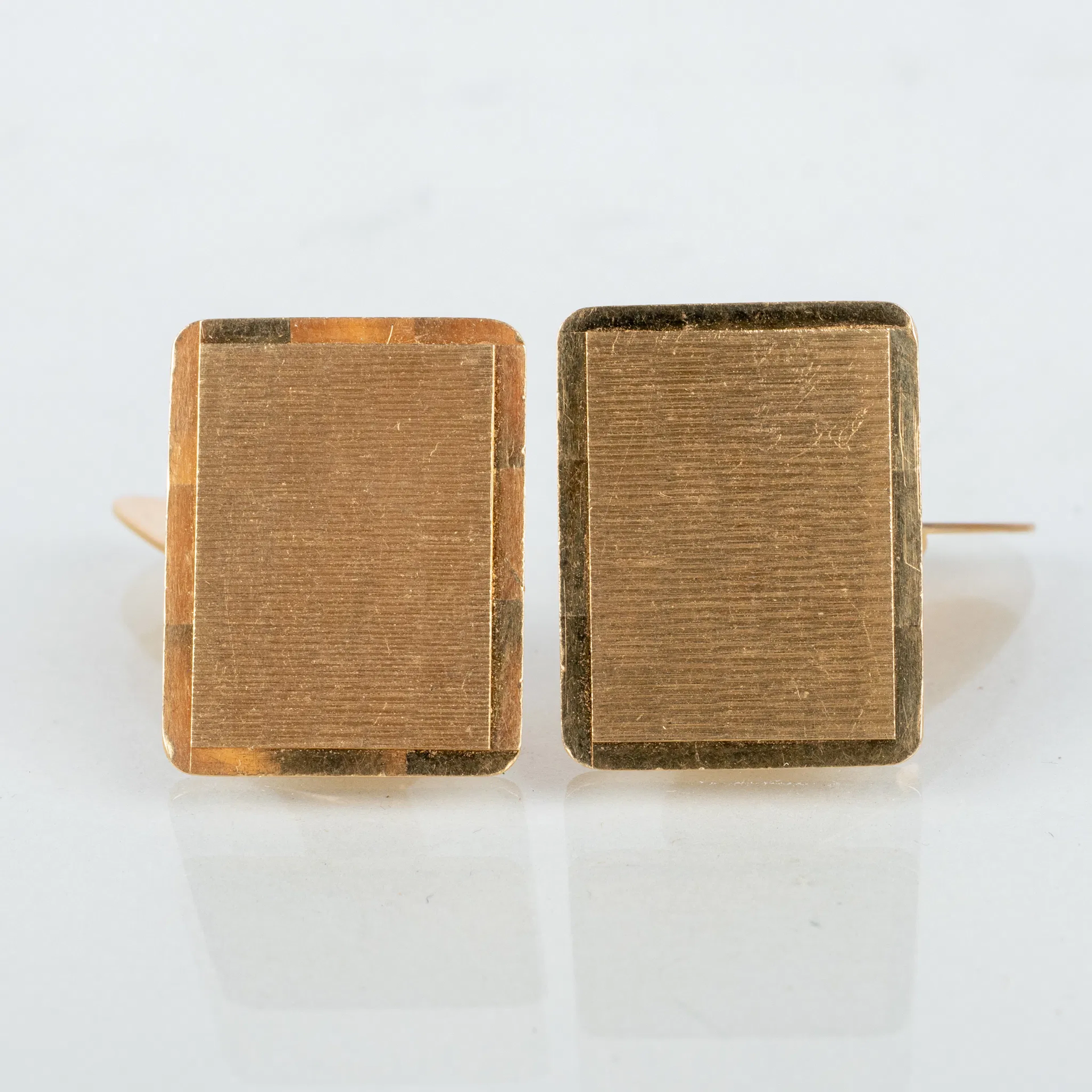 CUFFLINKS, 1 pair, 18k gold, 2nd half of the 20th century