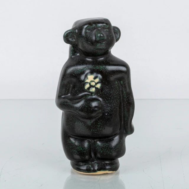 ÅKE HOLM (1900-1980), figura, cerámica, "Kullatroll"