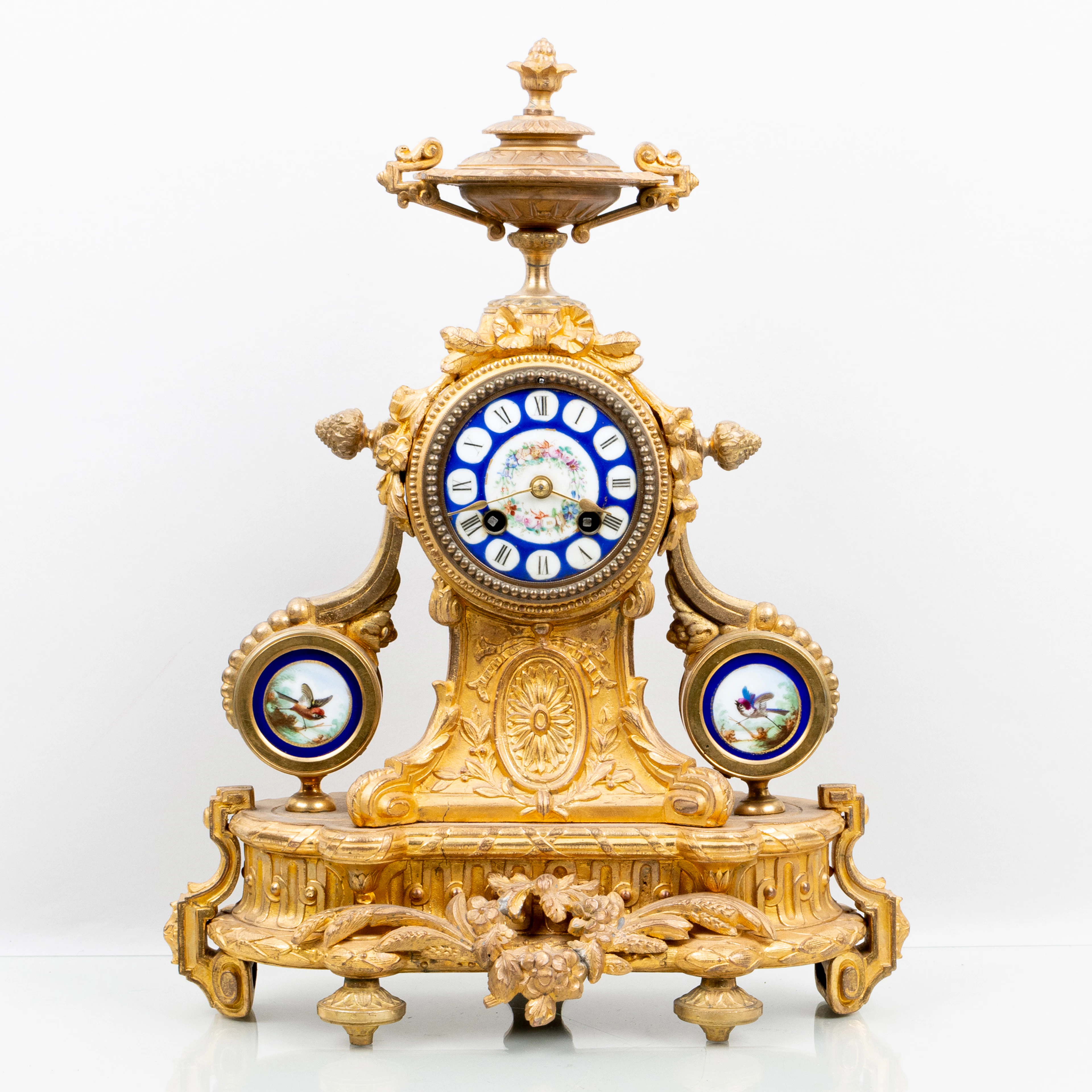 TISCH Pendel, vergoldete Bronze, 1800er Jahre