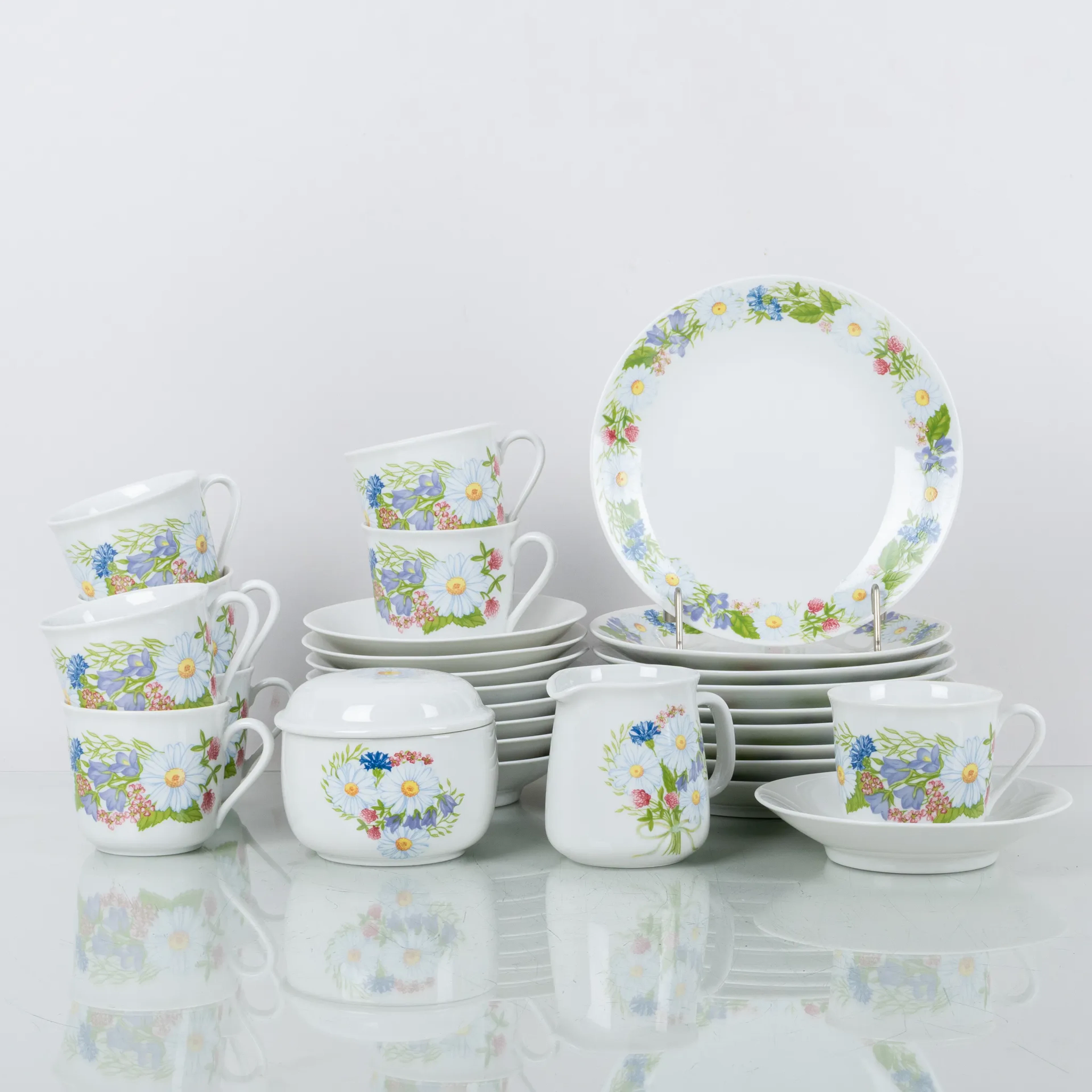 JUEGO DE CAFÉ, 19 piezas, porcelana, "Mitad de verano", Rörstrand