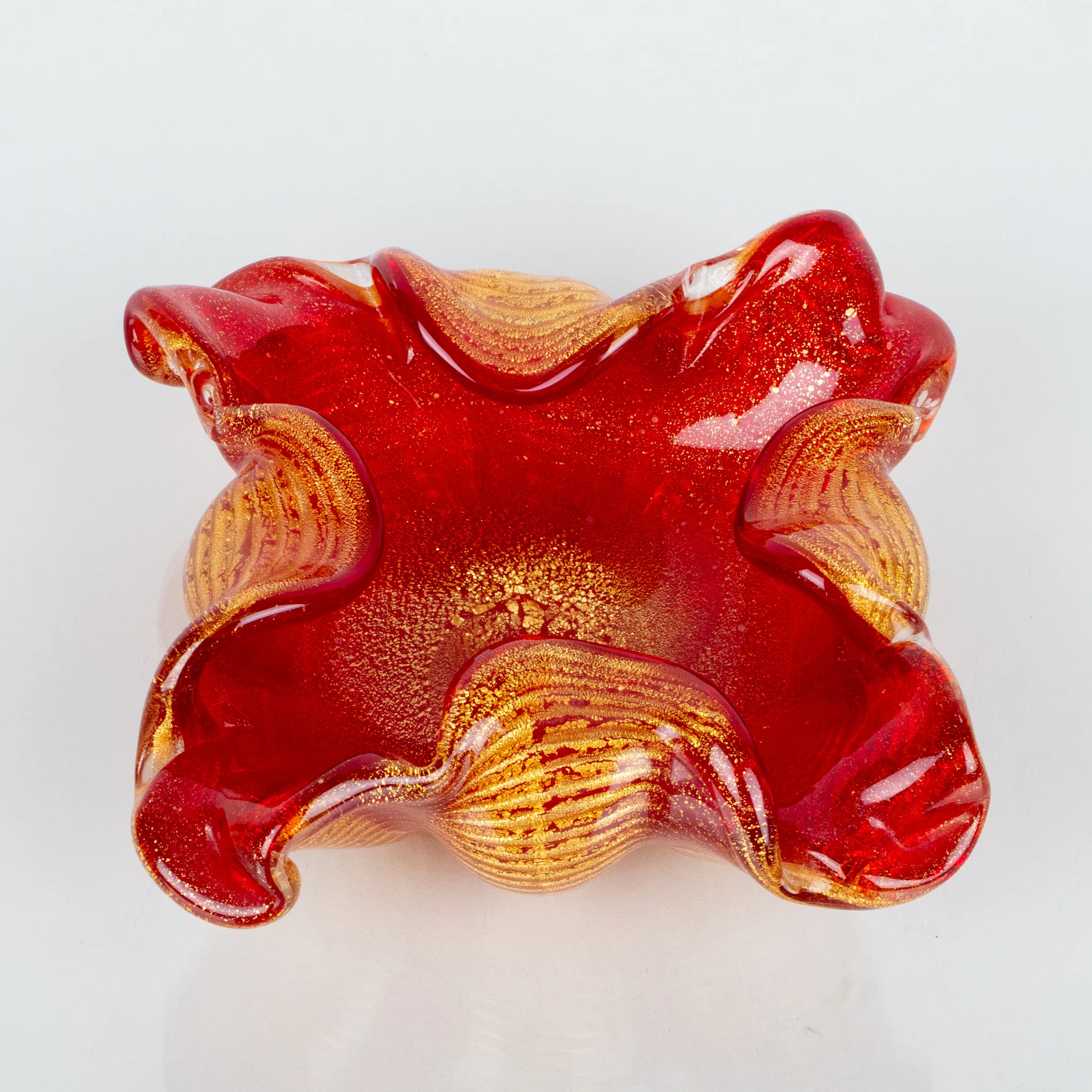 BOWL, cristal, probablemente Murano, Italia, segunda mitad del siglo XX