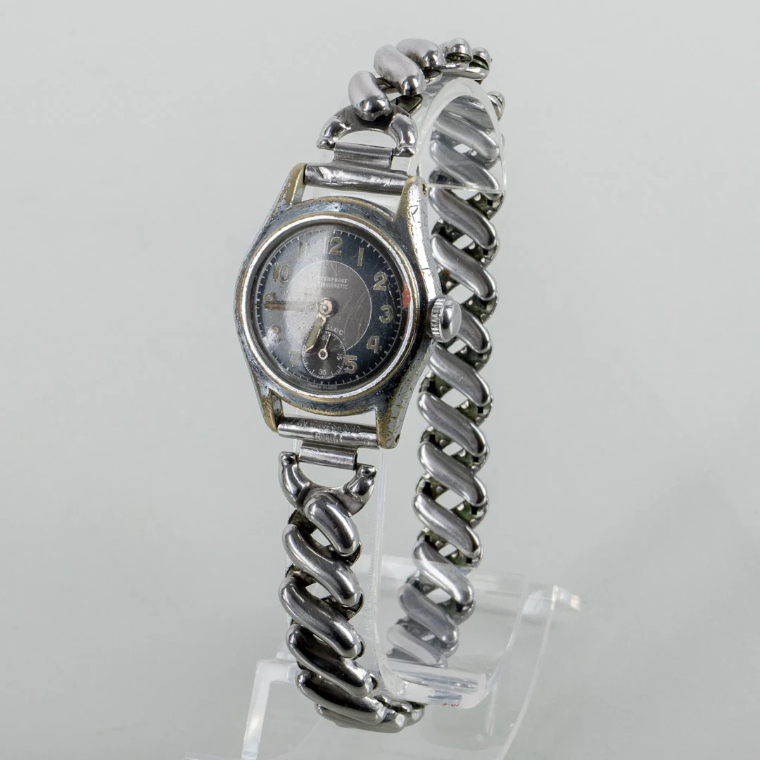 OROLOGIO DA POLSO DA DONNA, in acciaio, metà anni 1900