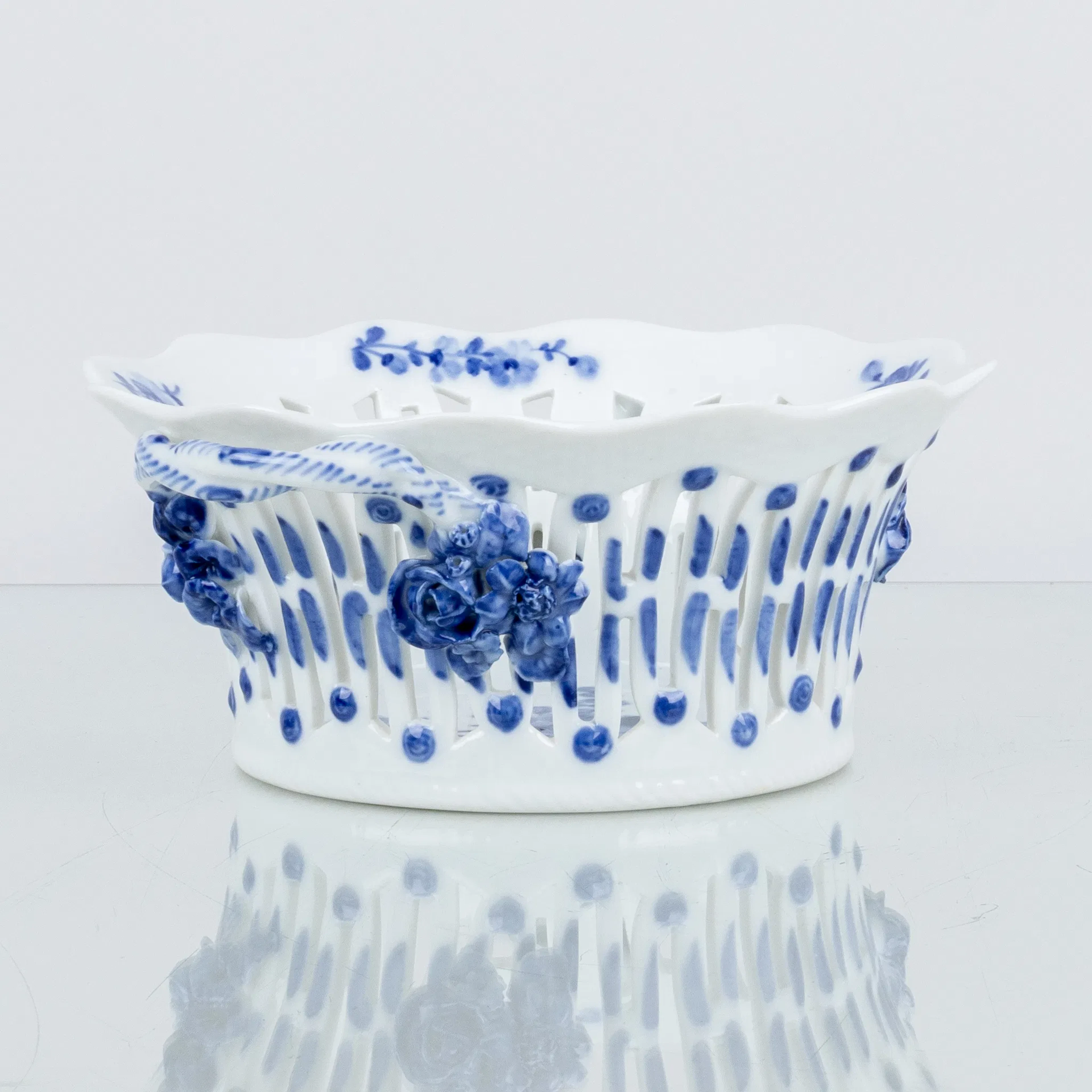 BOWL, porcellana, "Blue Flower", Royal Copenhagen, n. 10/1574