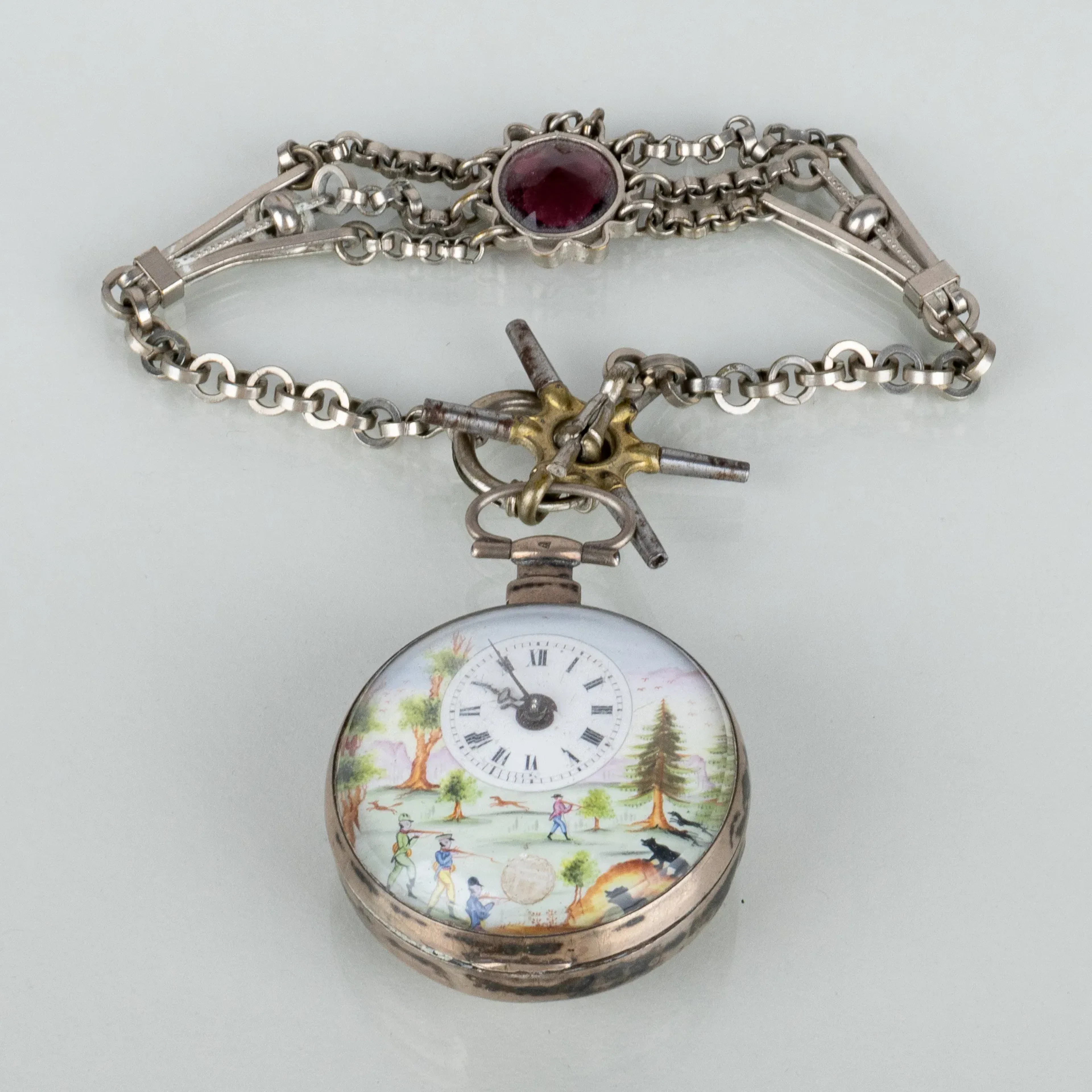 RELOJ DE BOLSILLO, plata, Norton, Londres, siglos XVIII/XIX