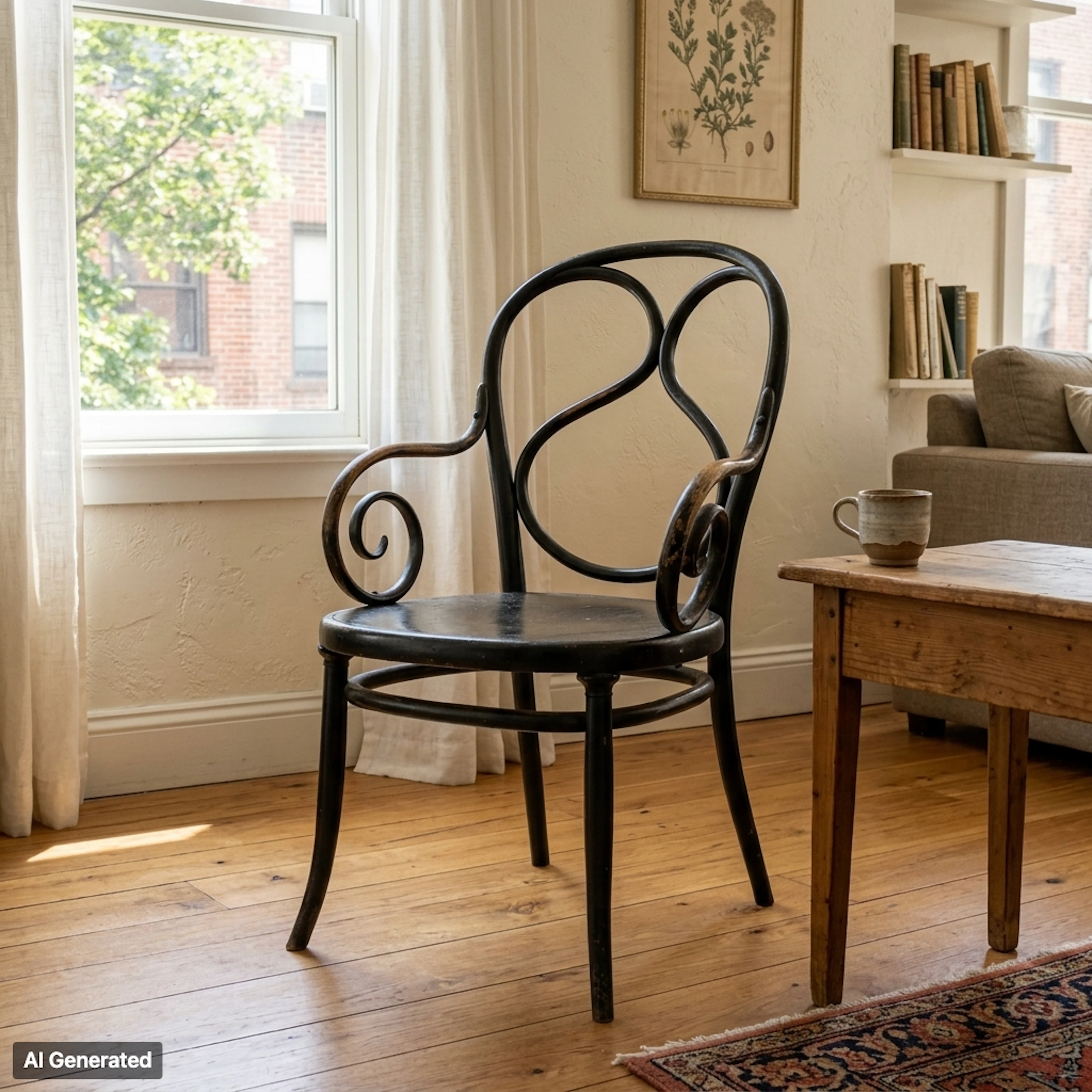 POLTRONA, stile Thonet, primi anni del 1900