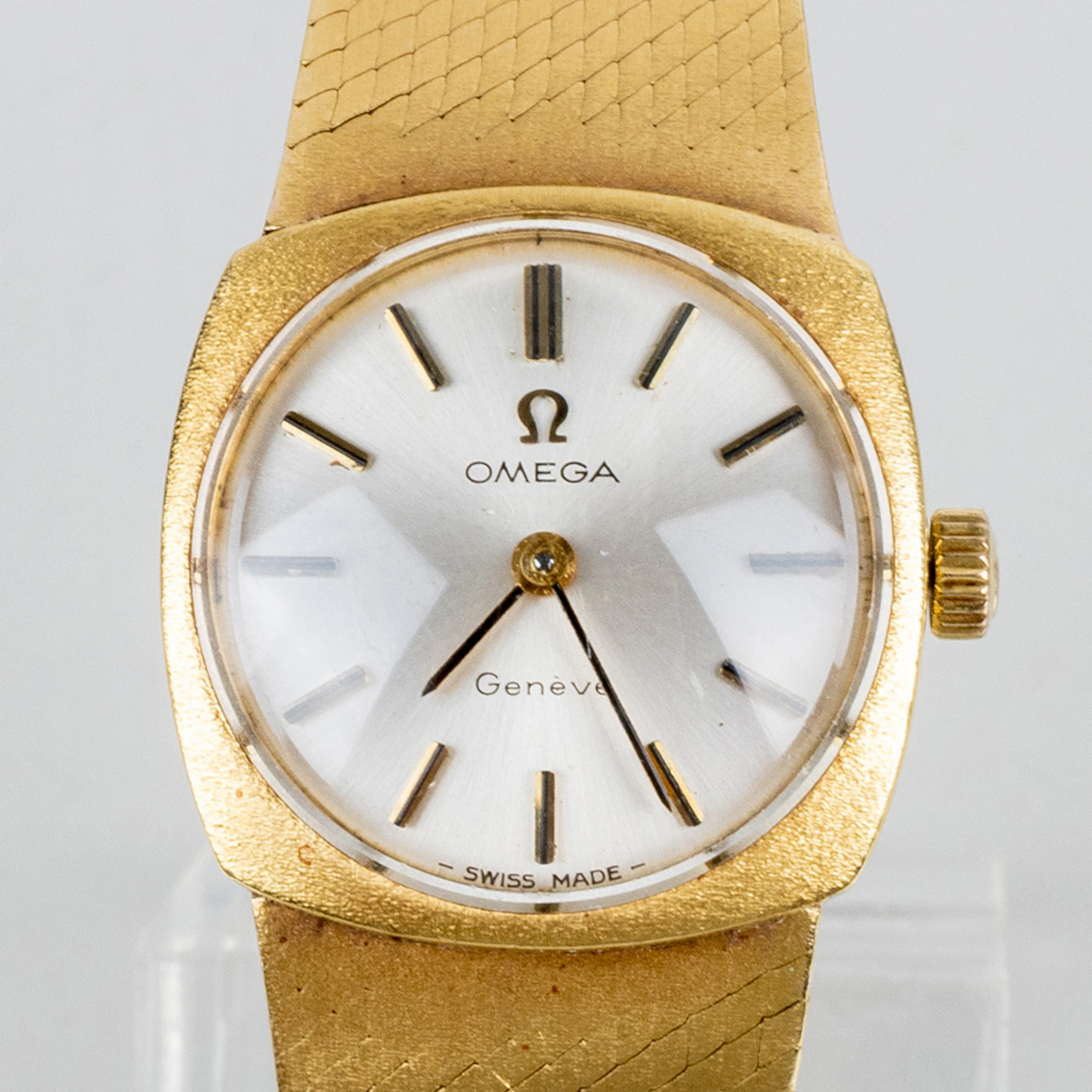 OMEGA, reloj de pulsera masculino, oro 18 quilates, Ginebra