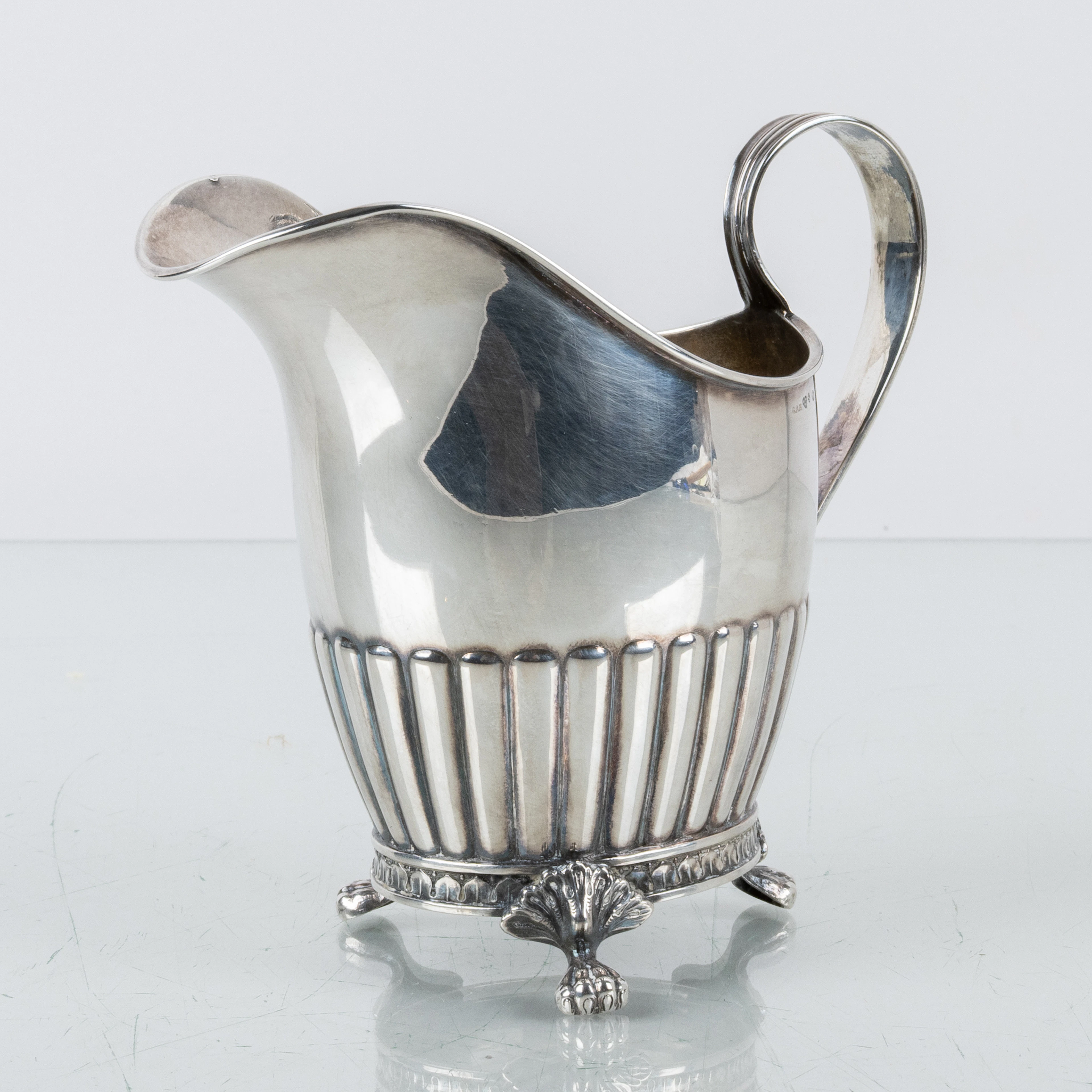 CREAM JUG, silver, Gustavian style, GAB, Stockholm 1914