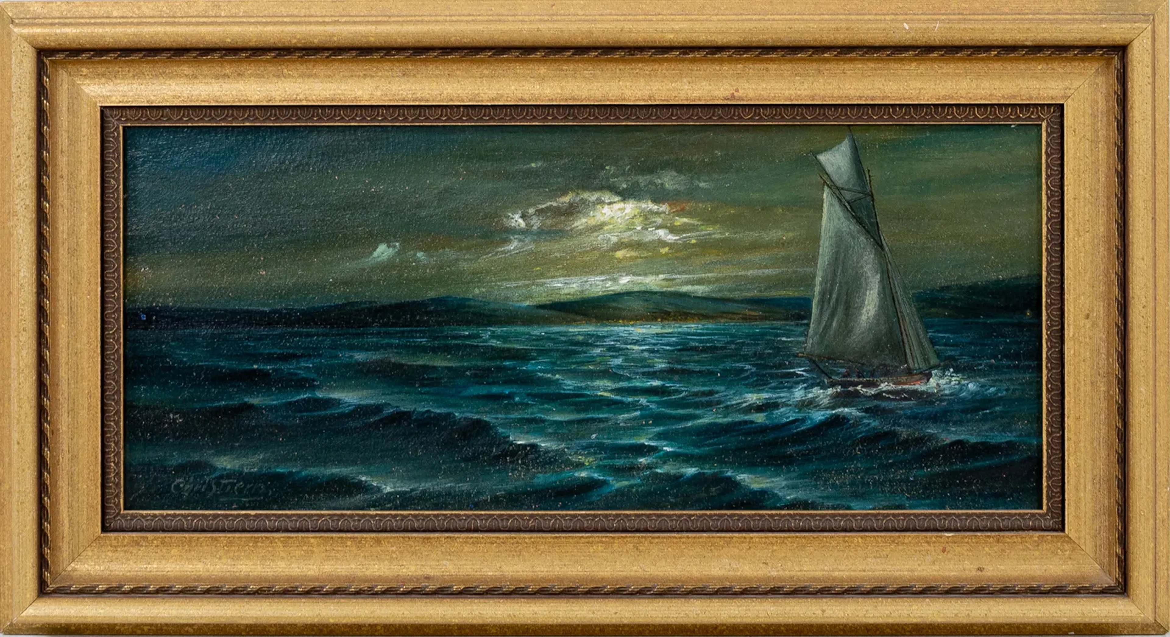 ARTISTA NO IDENTIFICADO, ÓLEO SOBRE LIENZO, FIRMADO POR Christiern