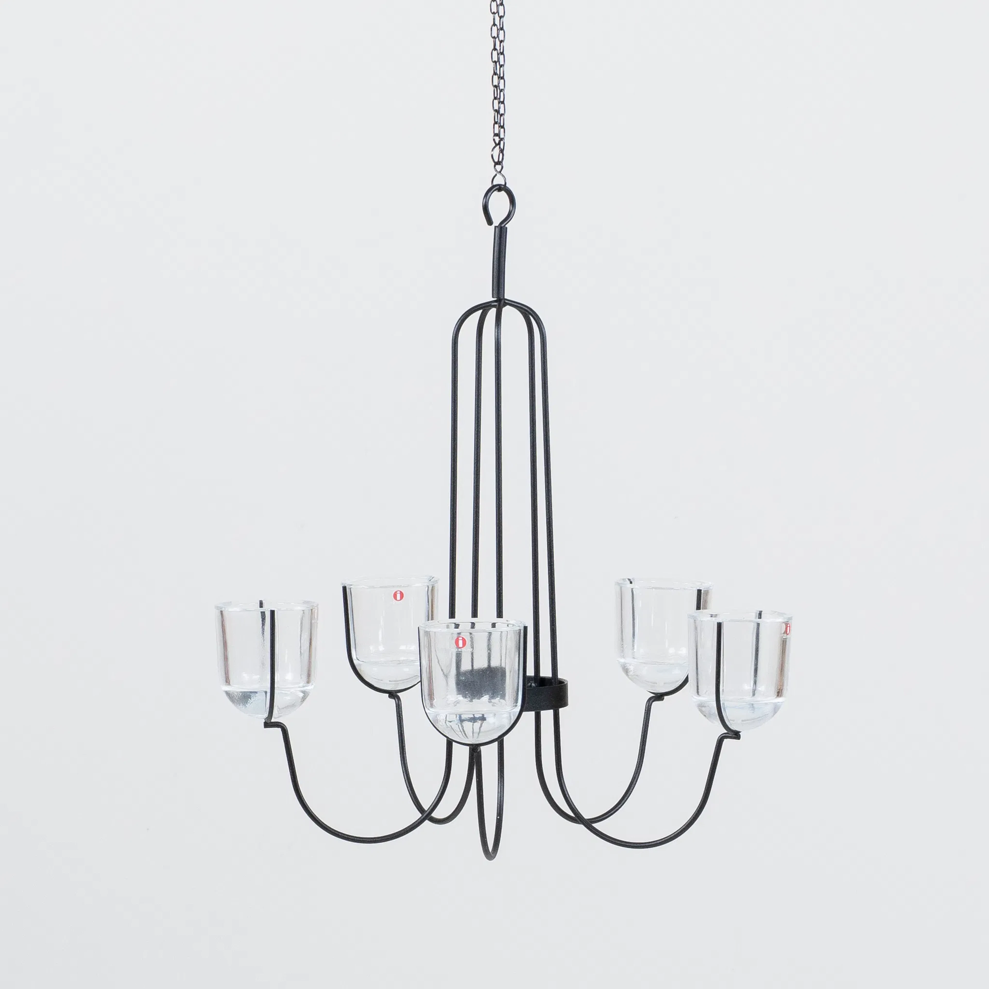 LAMPADARIO, metallo e vetro, Iittala