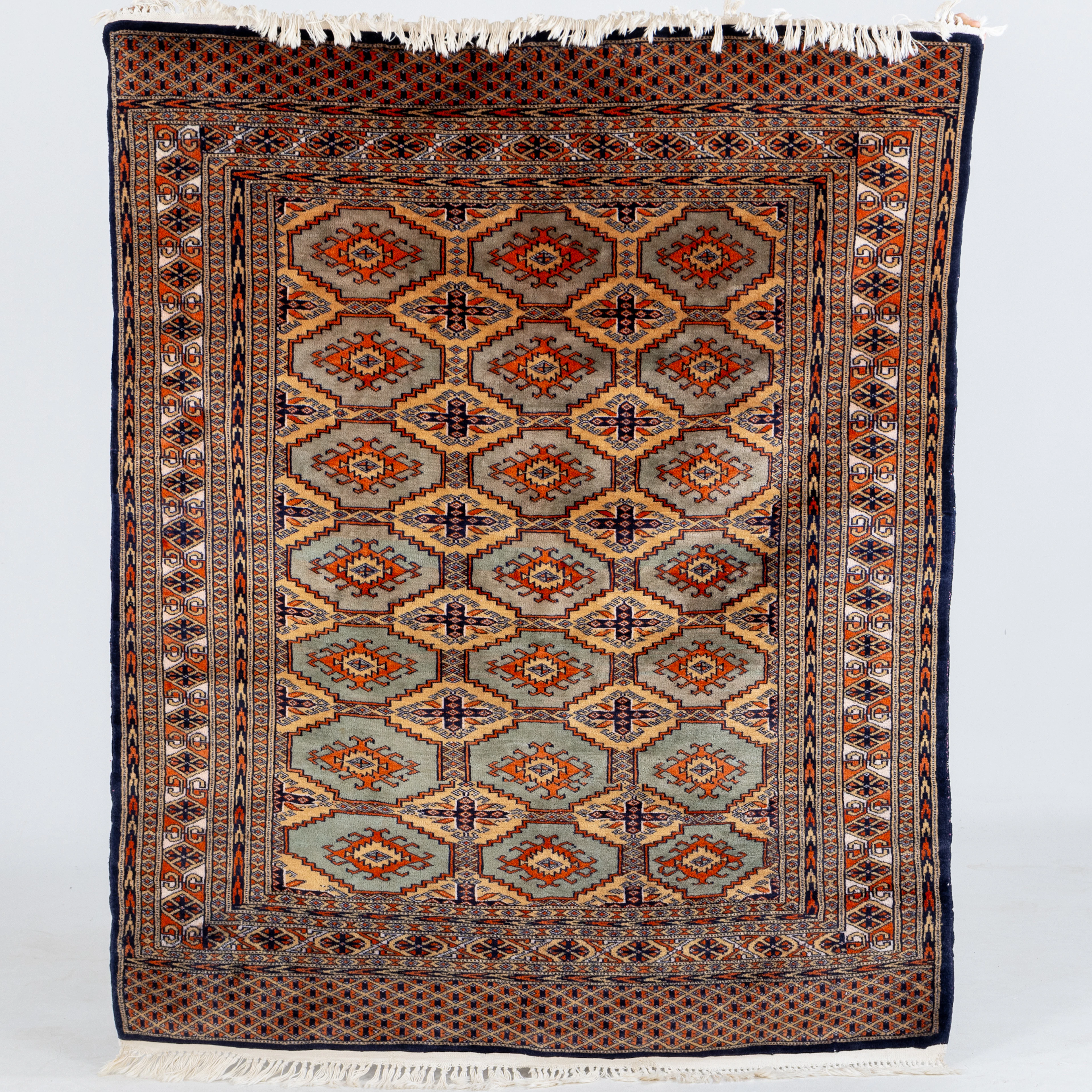 ORIENTTEPPICH, alt, ca. 155 x 122 cm