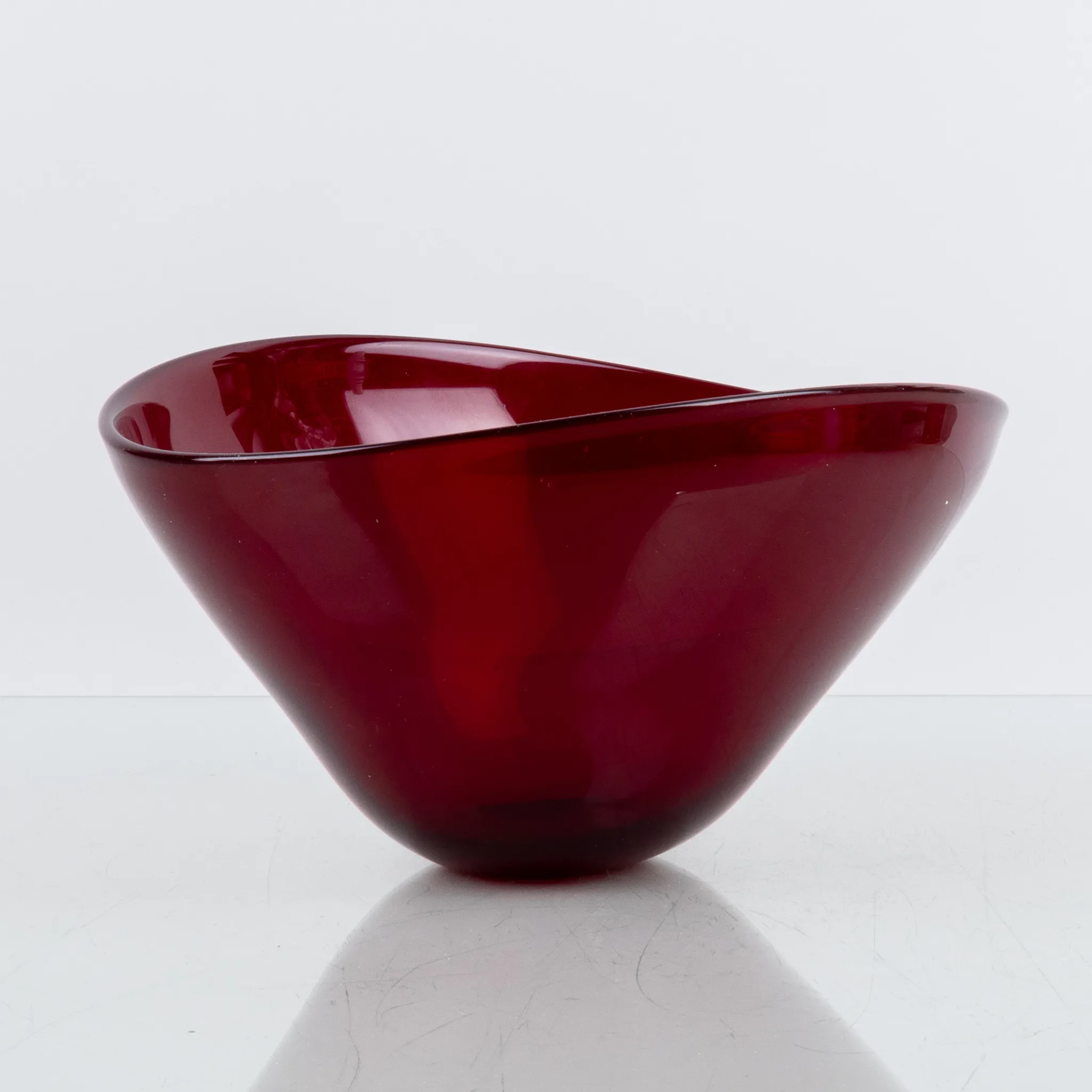 BOWL, glass, second half of the 20th century