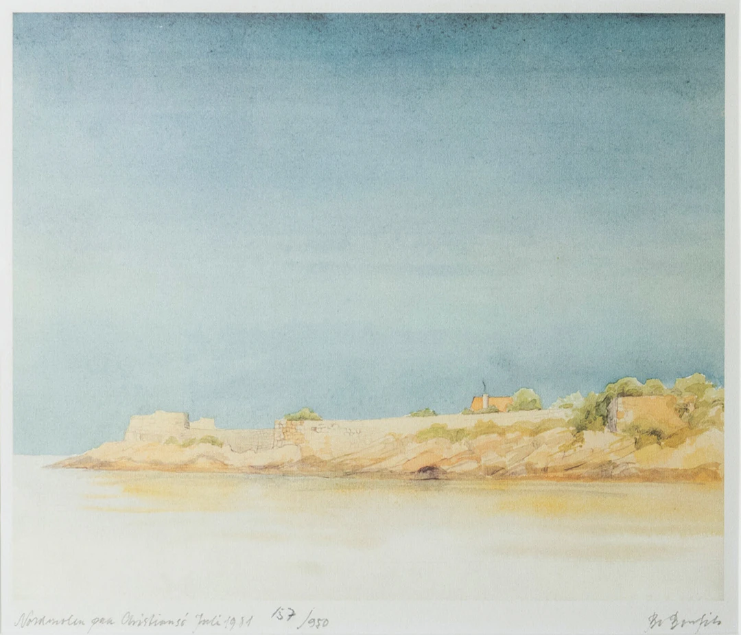 BO BONFILS (1941-2019), litografía a color, firmada y numerada 157/950