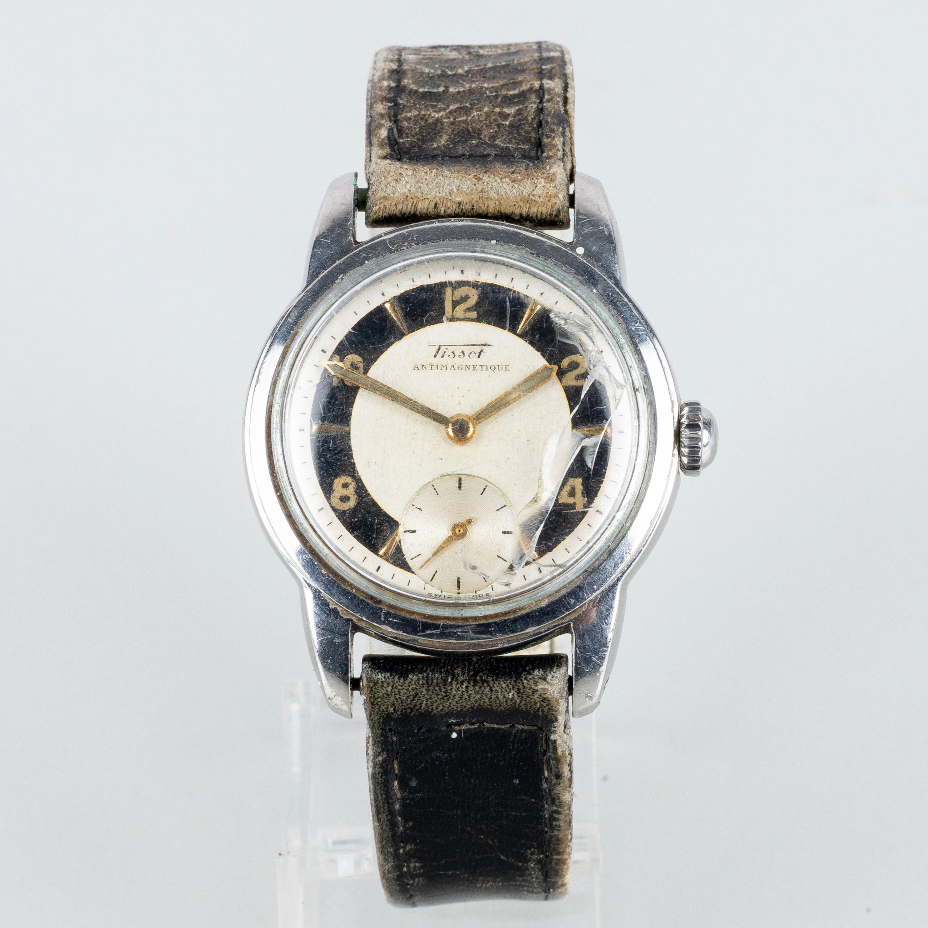 RELOJ DE PULSERA DE HOMBRE, Tissot, acero, mediados del siglo XX