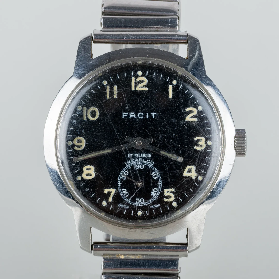 MEN'S WRISTWATCHES, Facit, steel, the second half of the 20th century