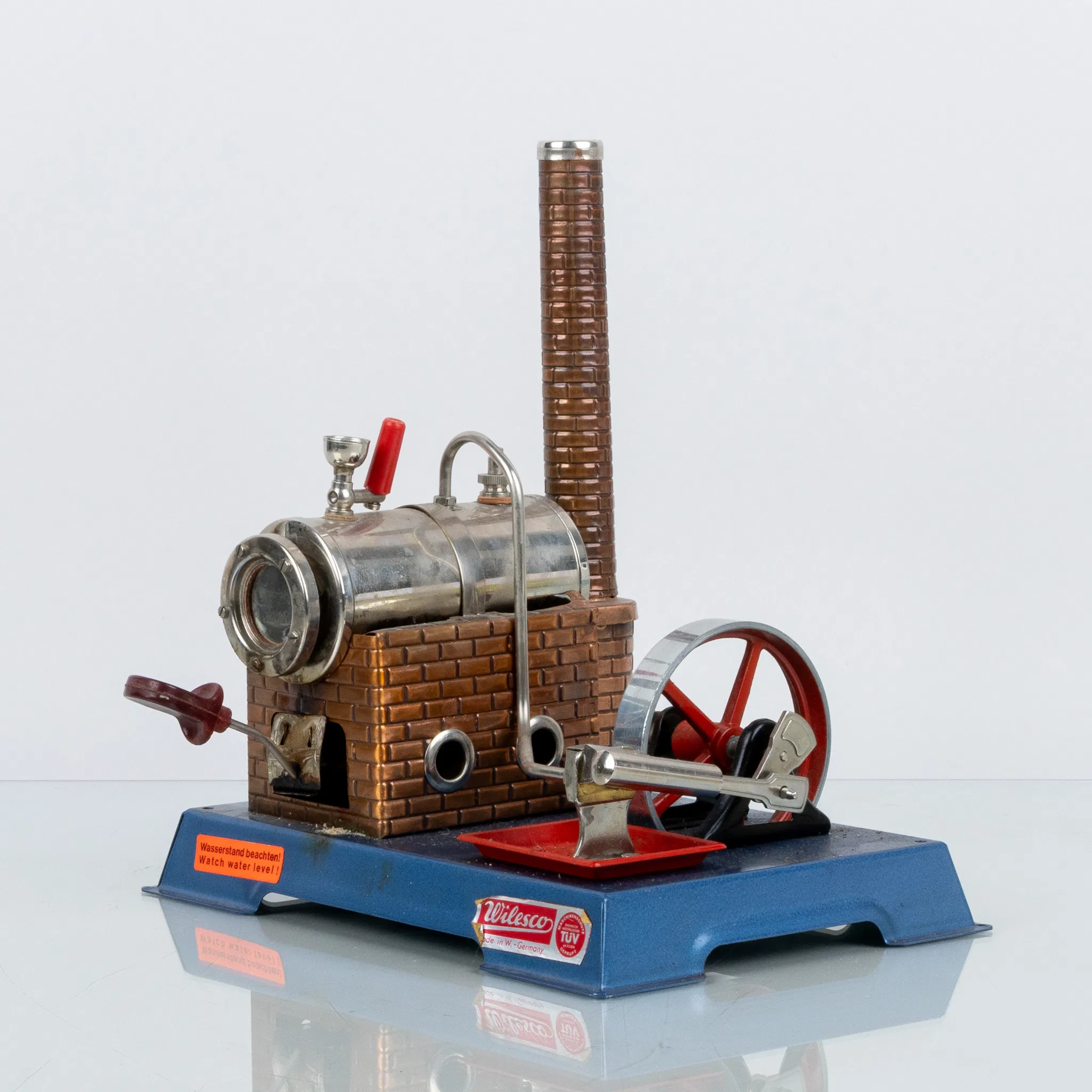 STEAM ENGINE, sheet metal, Wilesco, Germany, mid-20th century
