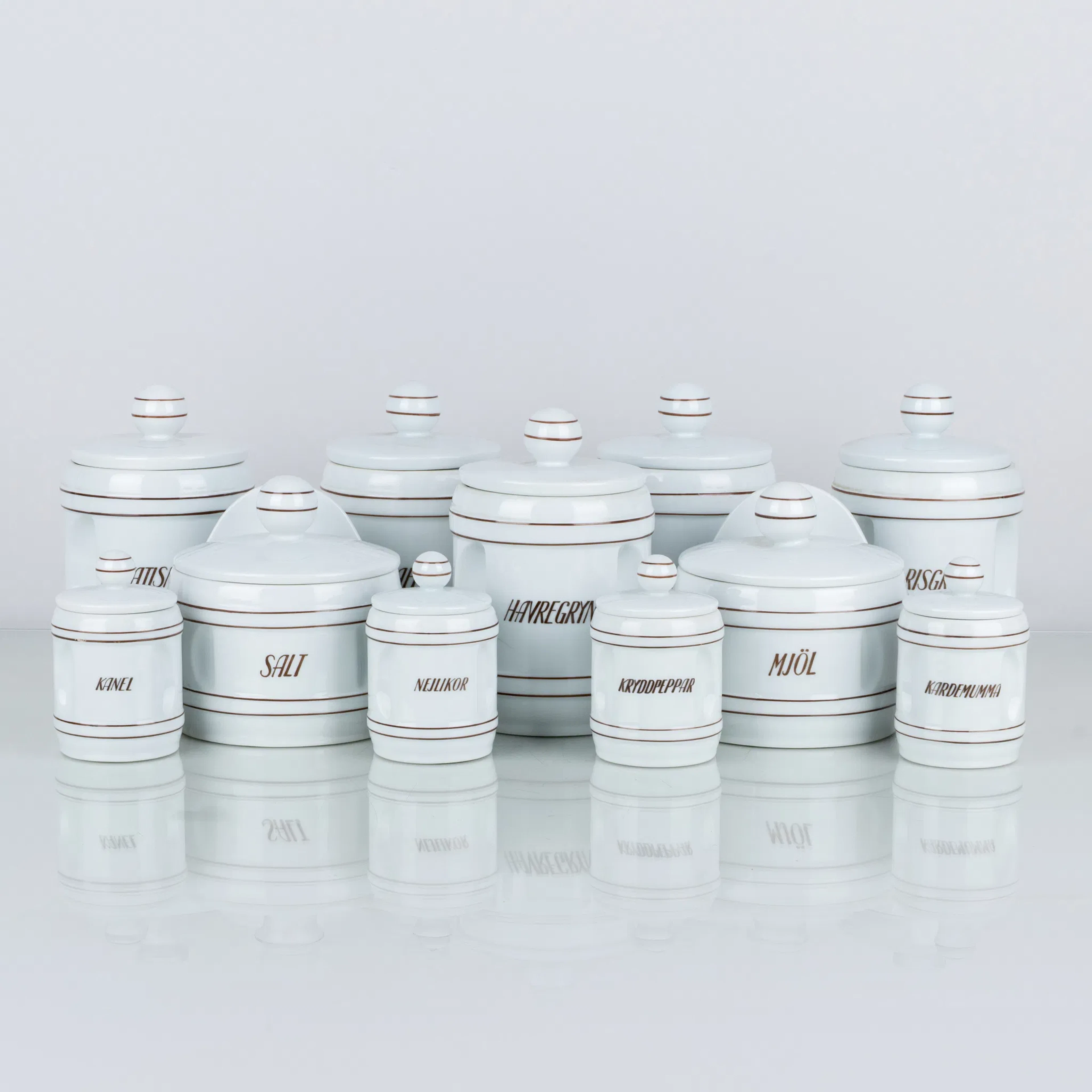 VAJILLA DE SPICE, 11 piezas, porcelana, Hackefors