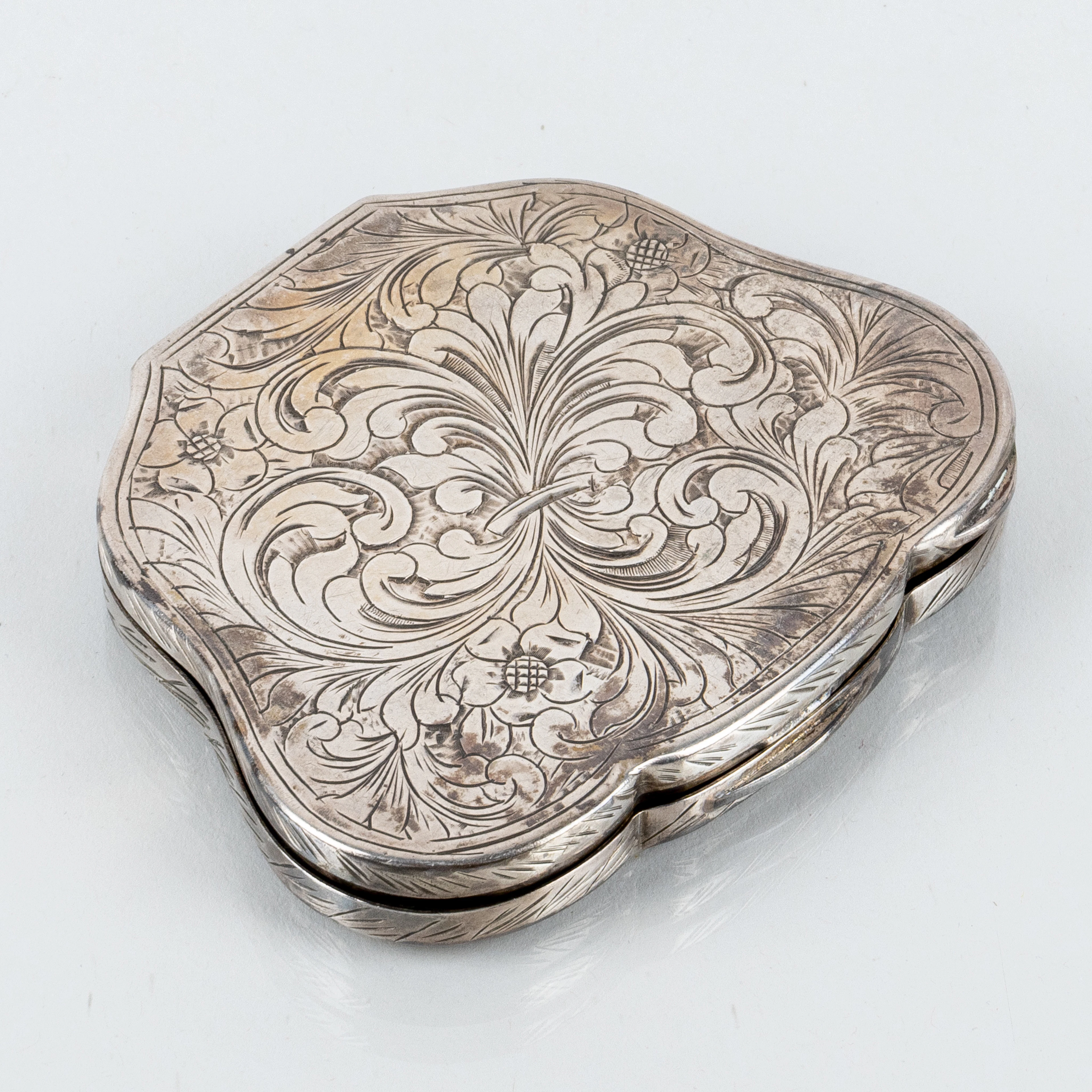 PUDERDOSA, silver, 1900-talets första hälft