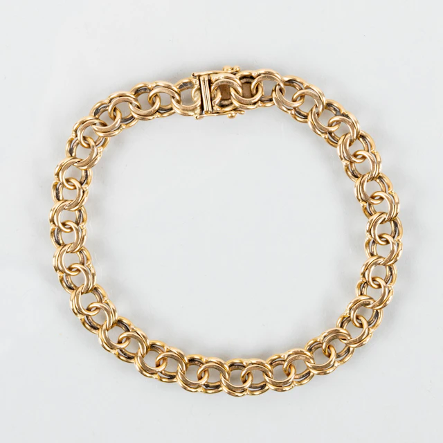 BRACELET, 18k gold, Swedish stamps TBG 1985