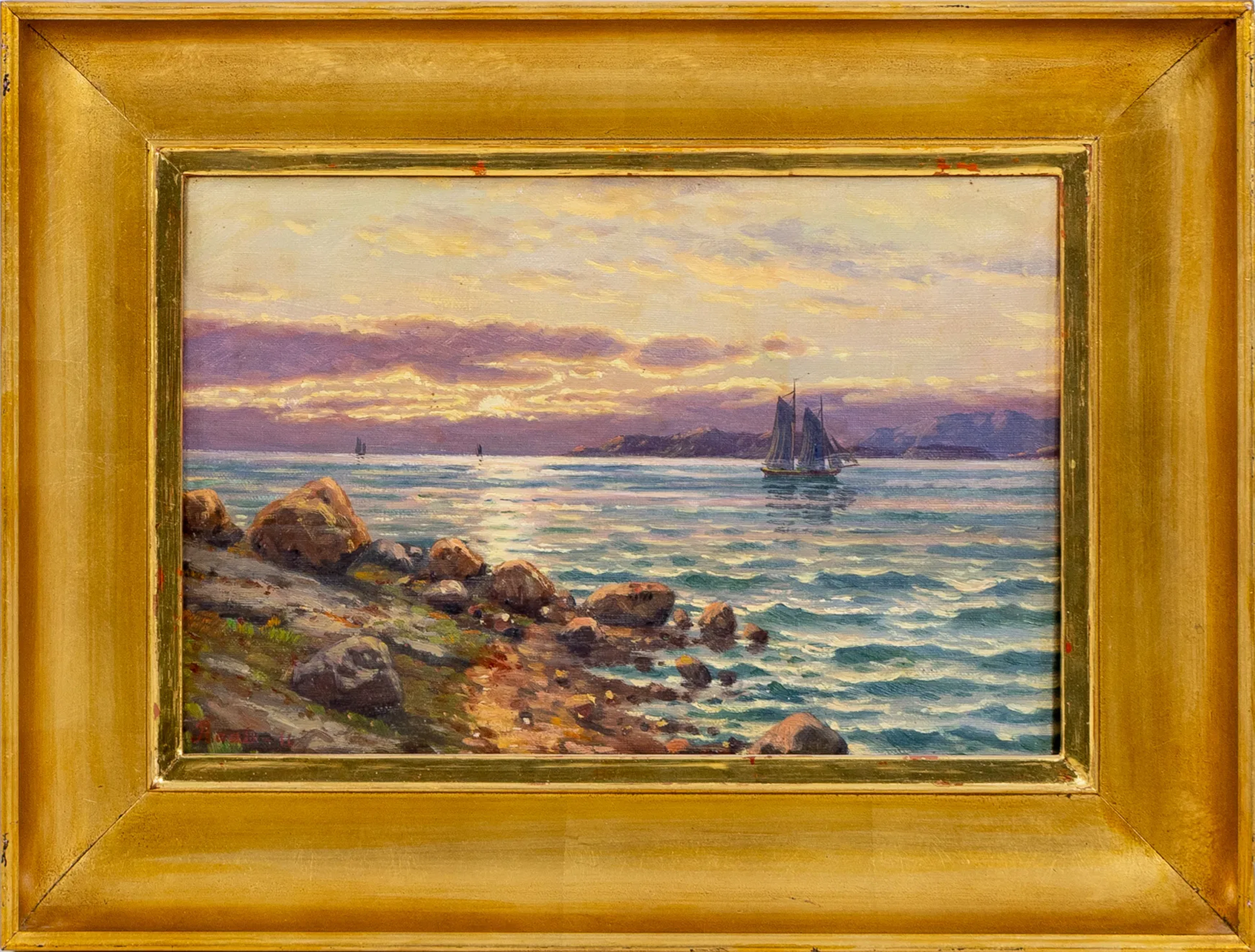 OTTO GUSTAF RAAB (1861-1924), oil on canvas, signed and dated -16