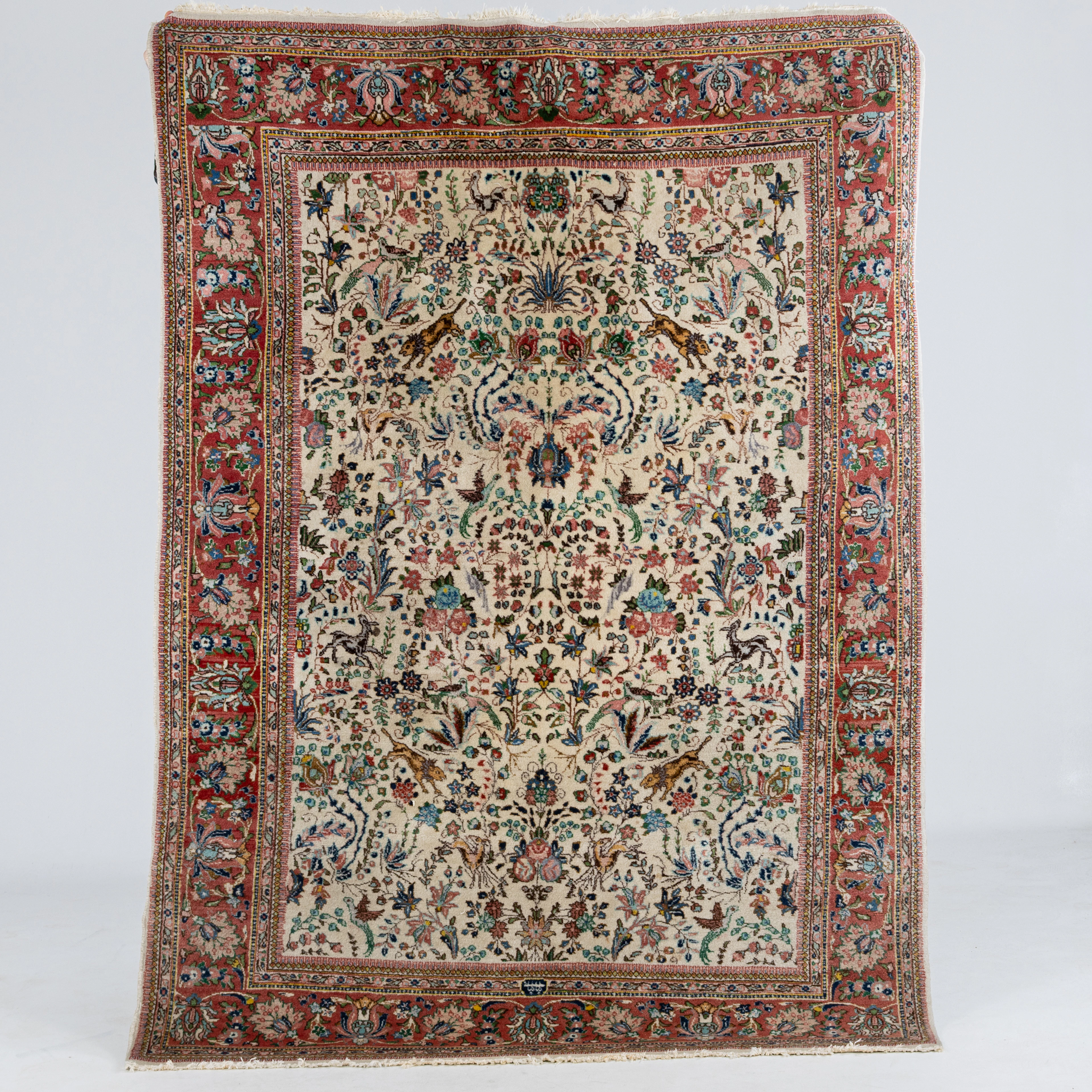 ORIENTTEPPICH, halbantik, ca. 225 x 162 cm