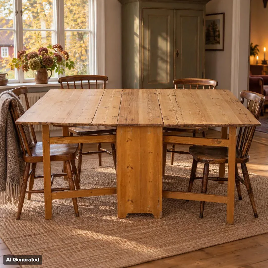 SLAG TABLE, pine, 1800s