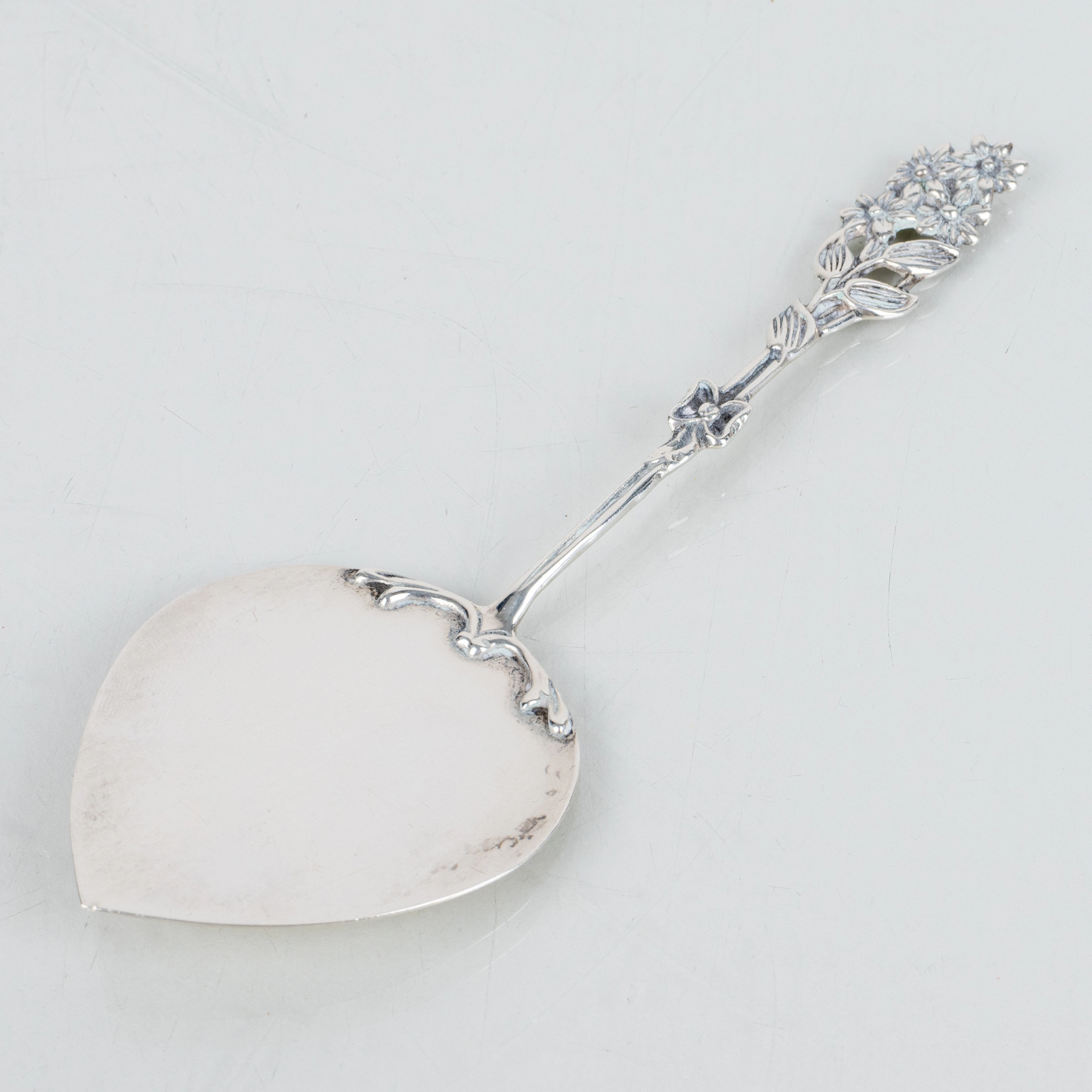 CUCCHIAIO DA PORTATA, argento, GEWE, Malmö, 1900s, peso circa 24 g