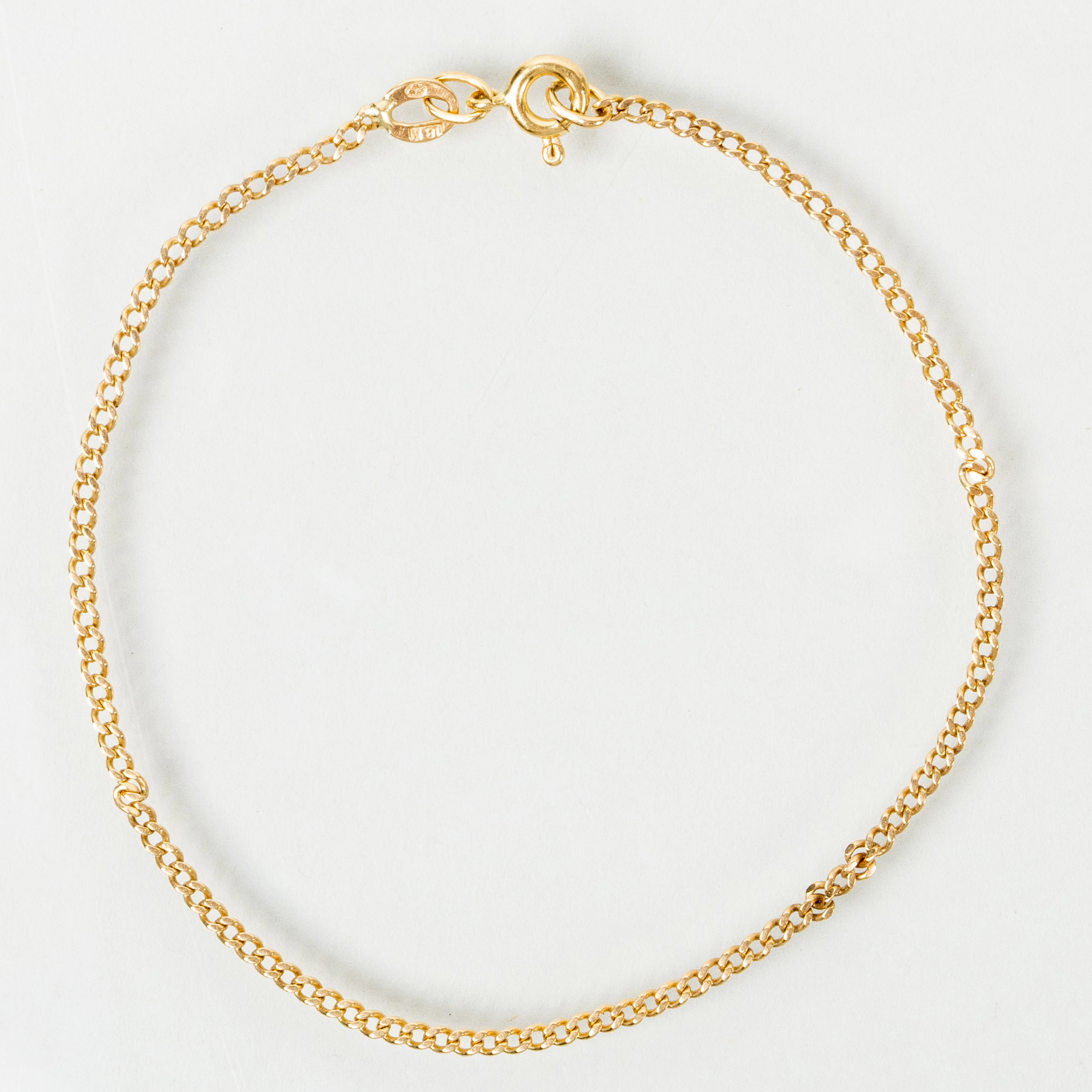 BRACCIALE, oro 18 carati, peso circa 1,7 g