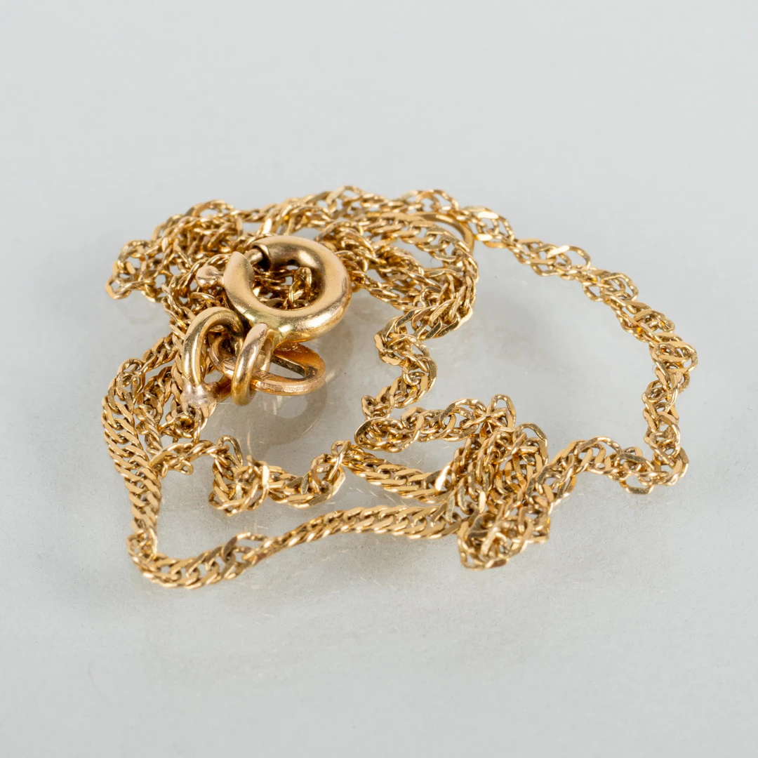 VRISTLÄNK, 18k guld, sannolikt 1900-talets andra hälft