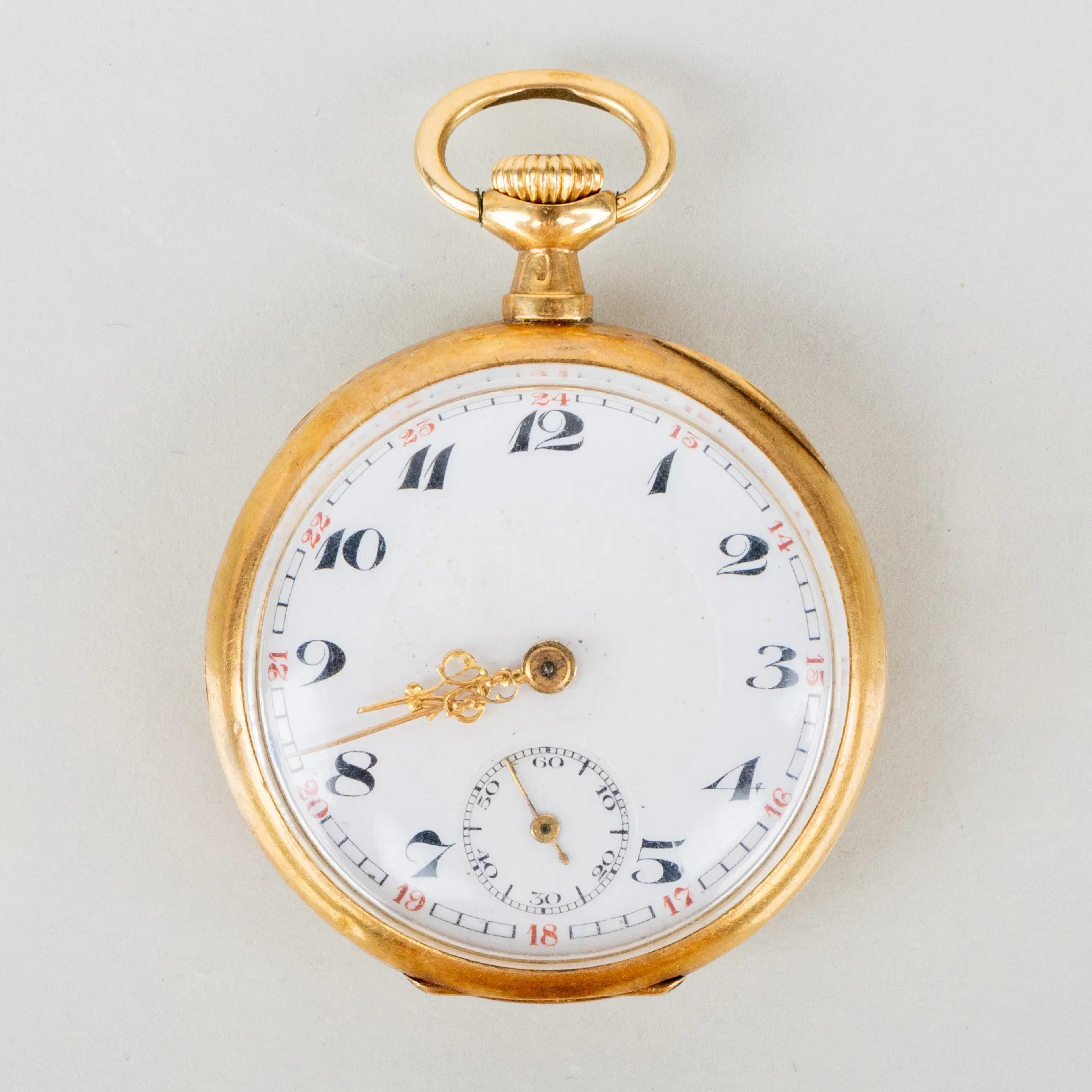 RELOJ DE BOLSILLO, ORO 18 QUILATES, mujeres, siglos XIX/XIX