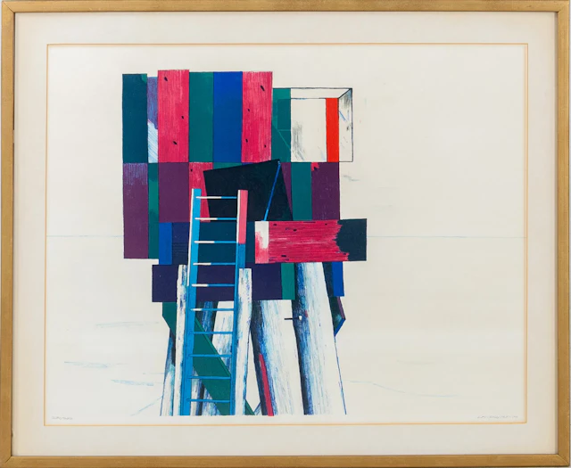 LENNART LANDQVIST (1925–2015), litografía a color, firmada y numerada 231/350