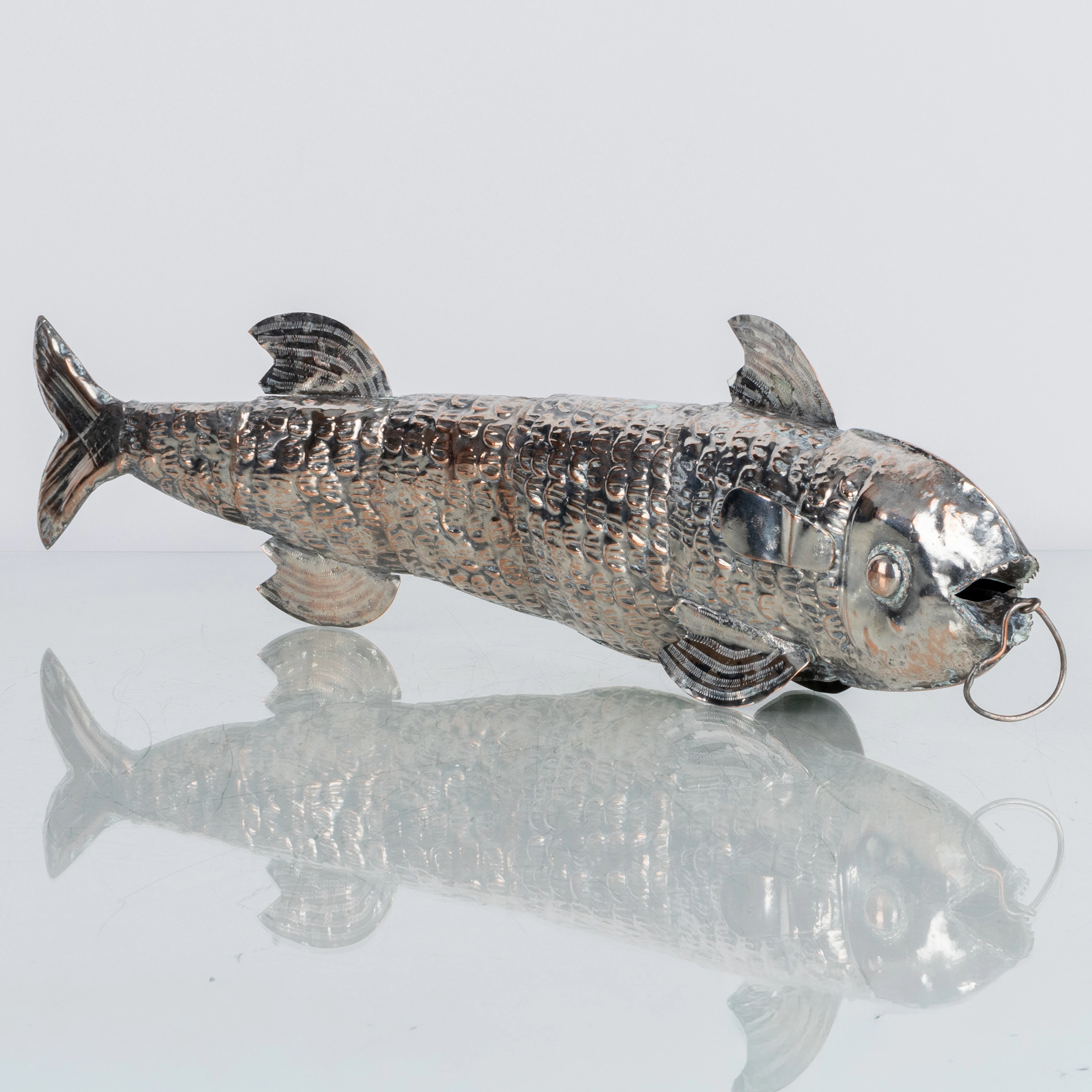 DECORATION, silver-plated metal, probably South America, second half of the 20th century