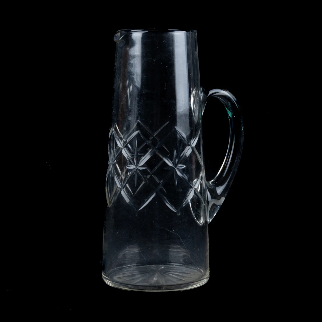 JARRA, cristal, siglos XIX/1900