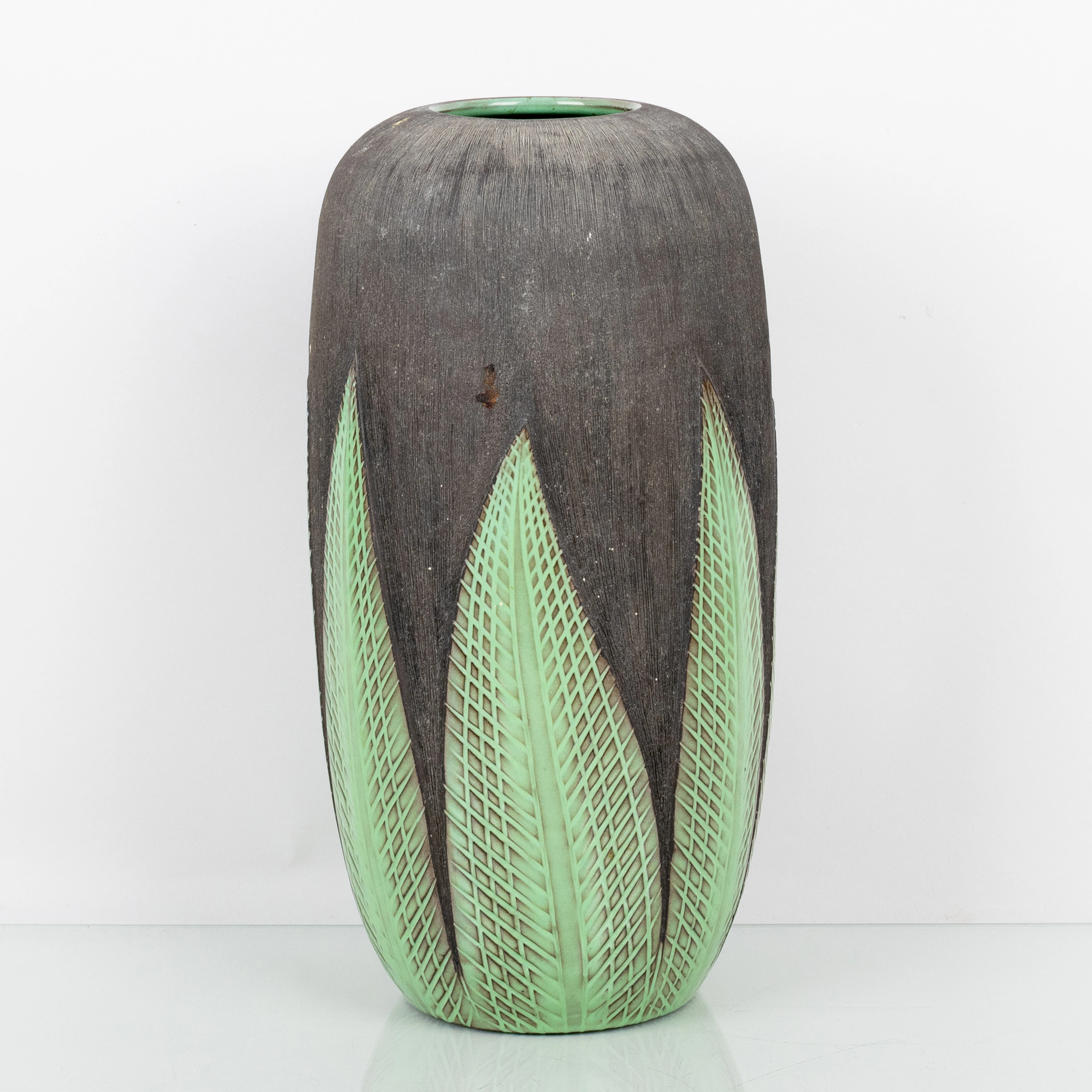 ANNA-LISA THOMSON, vas, lergods, "Paprika", modell 1022, Upsala Ekeby