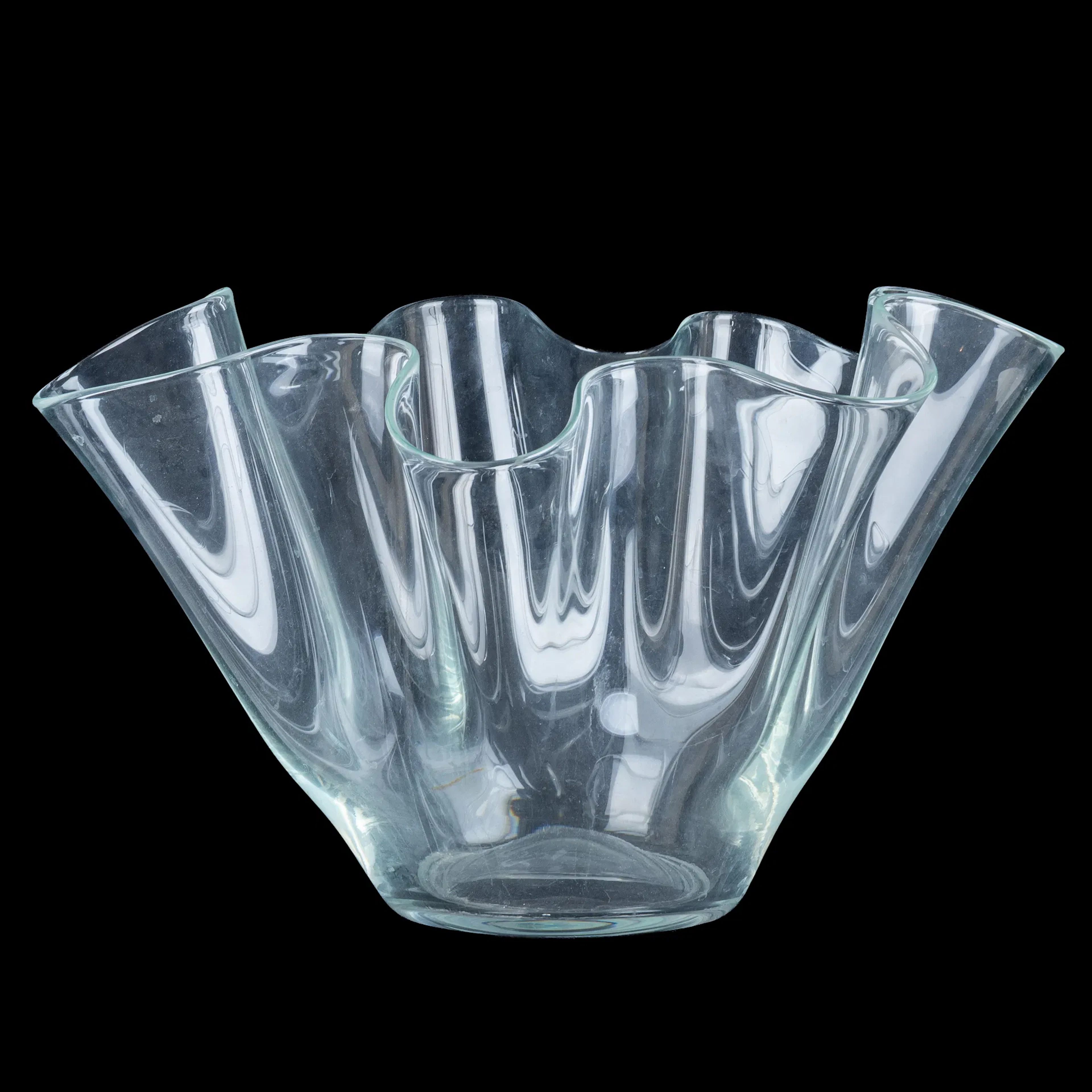BOWL, glass, larger model, 1900s/2000s