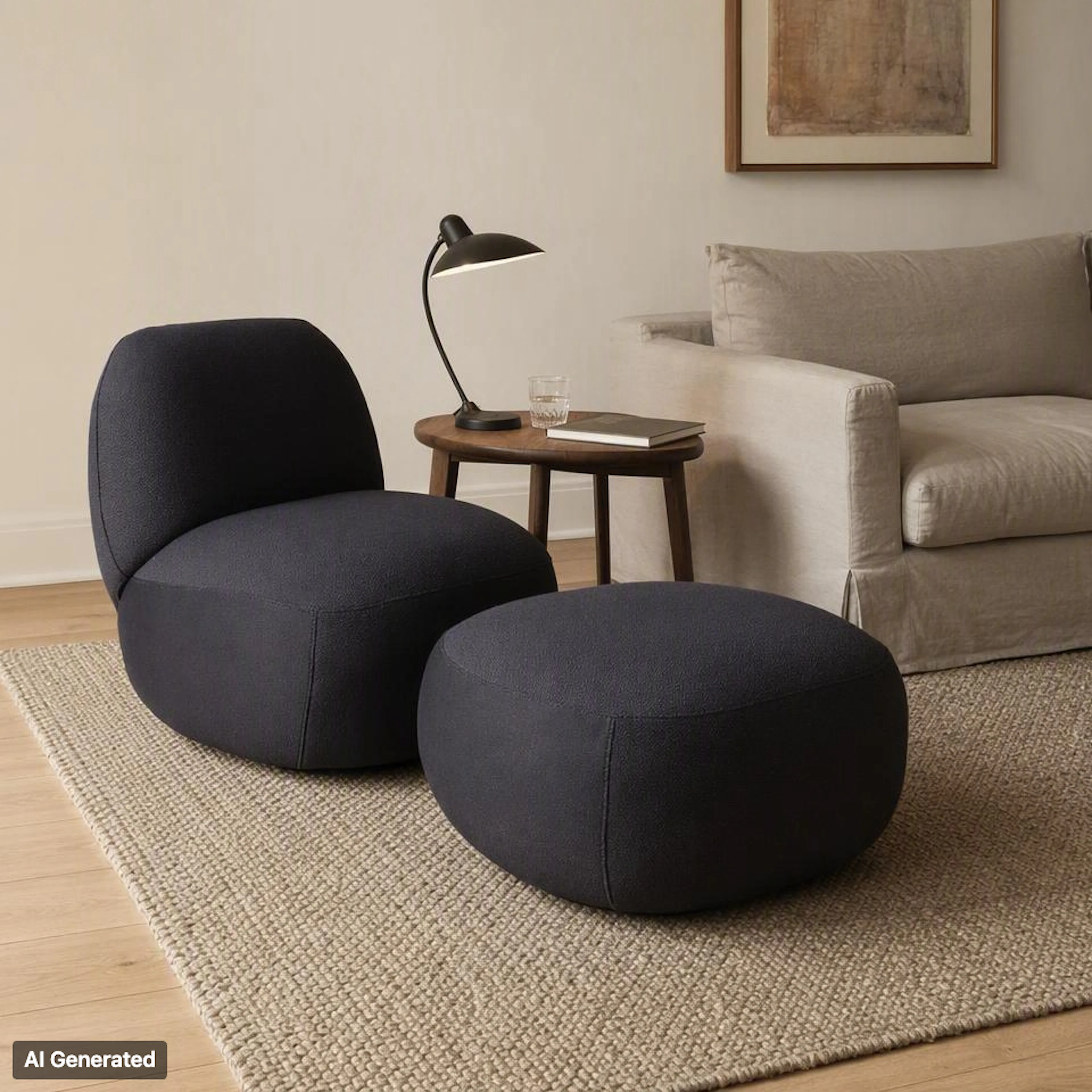 KRISTIAN SOFUS HANSEN & TOMMY HYLDAHL, un sillón con reposapiés, "La Habana"