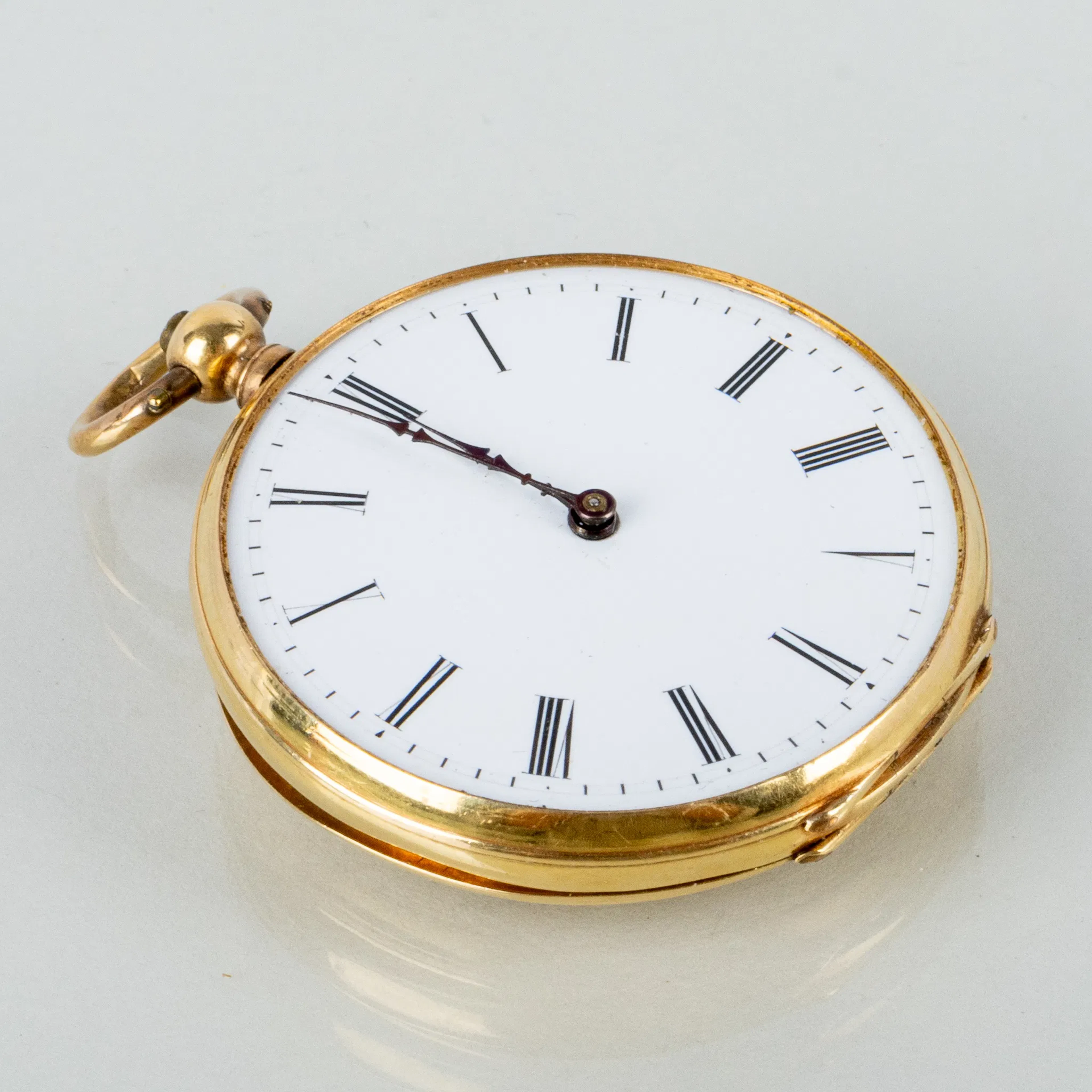 RELOJ DE BOLSILLO, oro de 18 quilates, mujer, la primera mitad del siglo XX