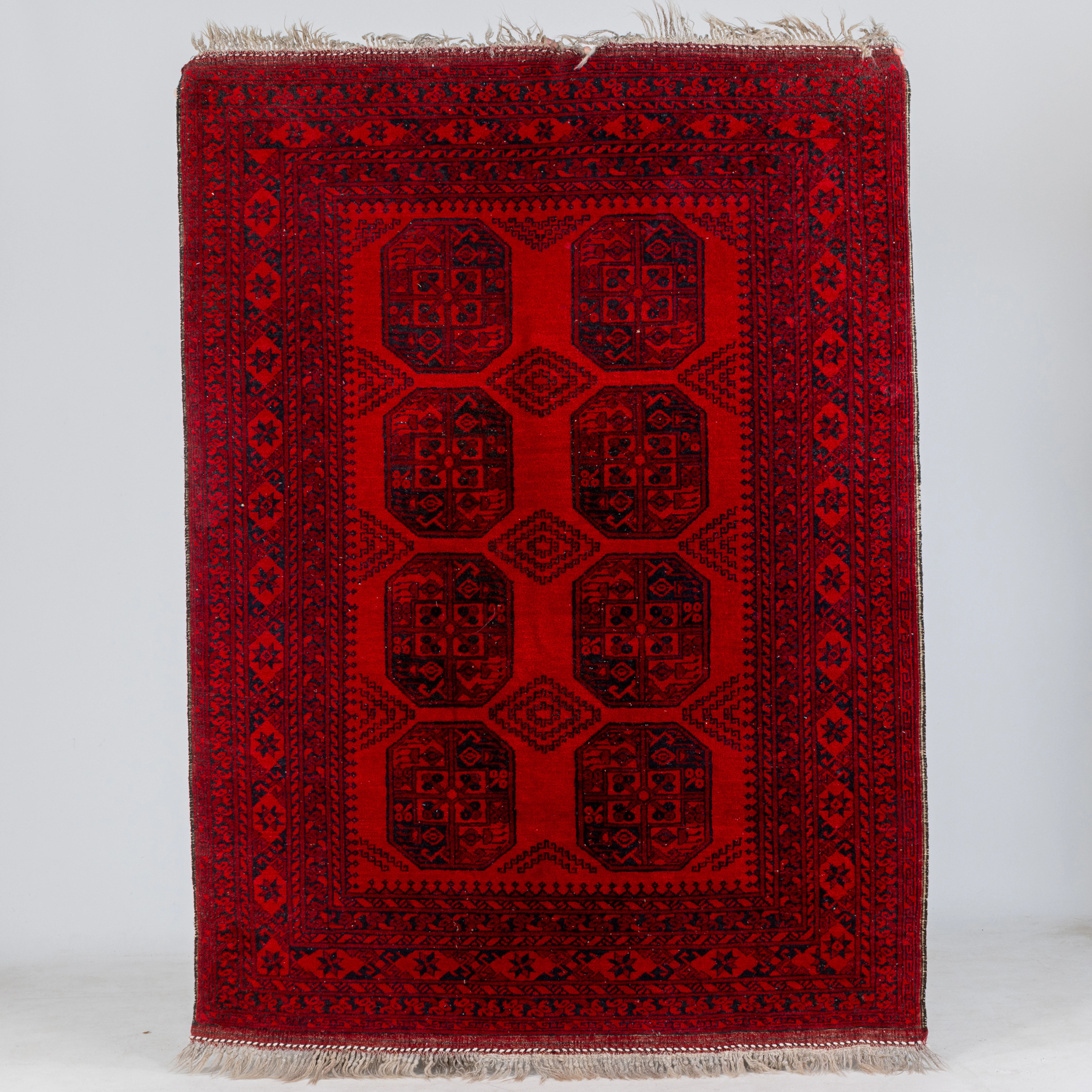 TAPIS ORIENT, afghan, ancien, environ 210 x 120 cm