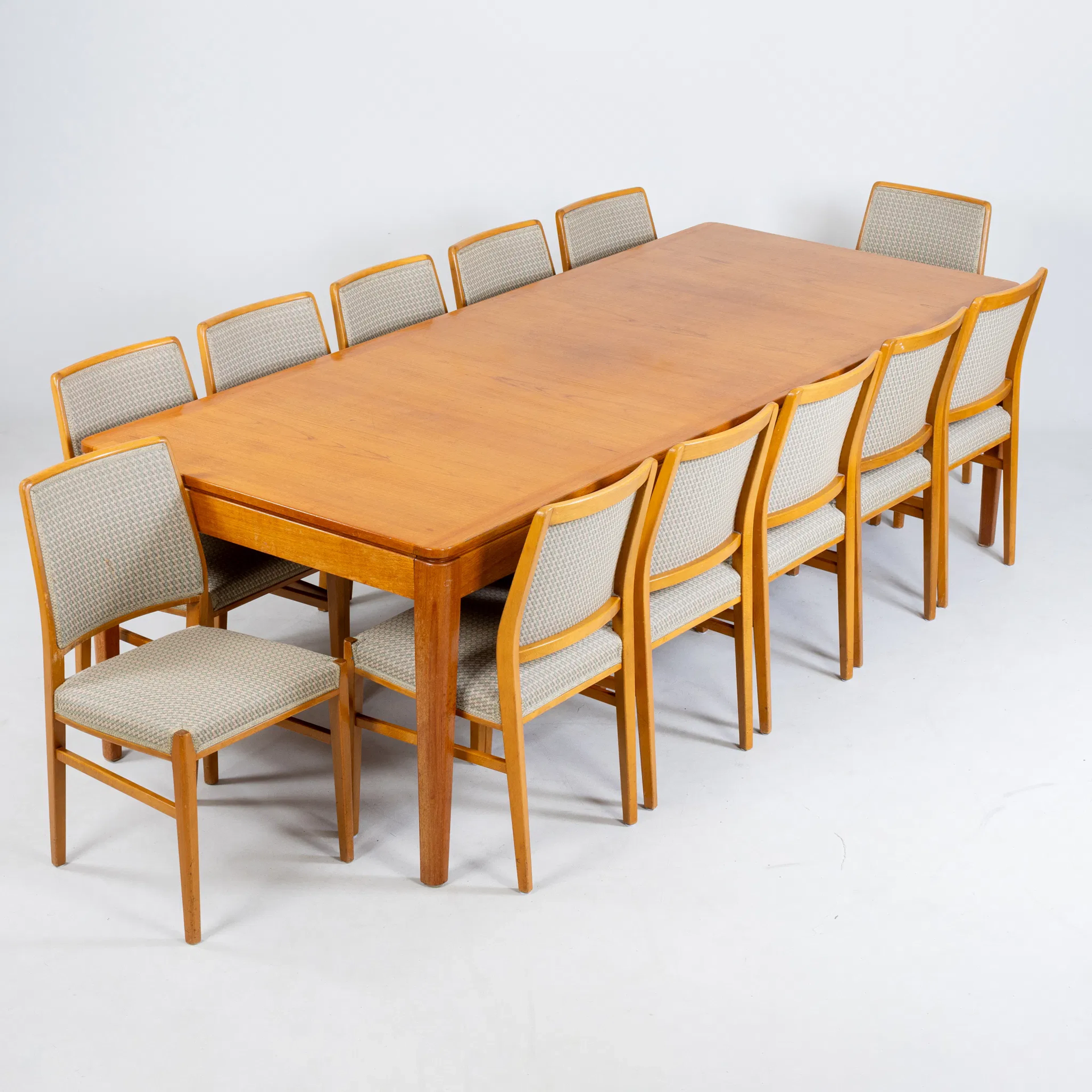 MUEBLES DE COMEDOR, 13 PARTES, AÑOS 50/60