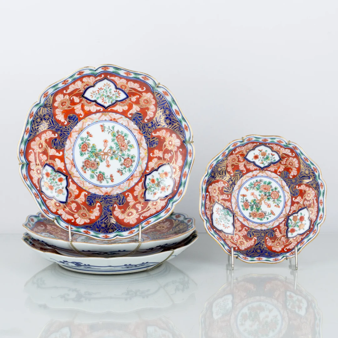 BOWL DISH, 4 pcs, porcelain, China, 1900s