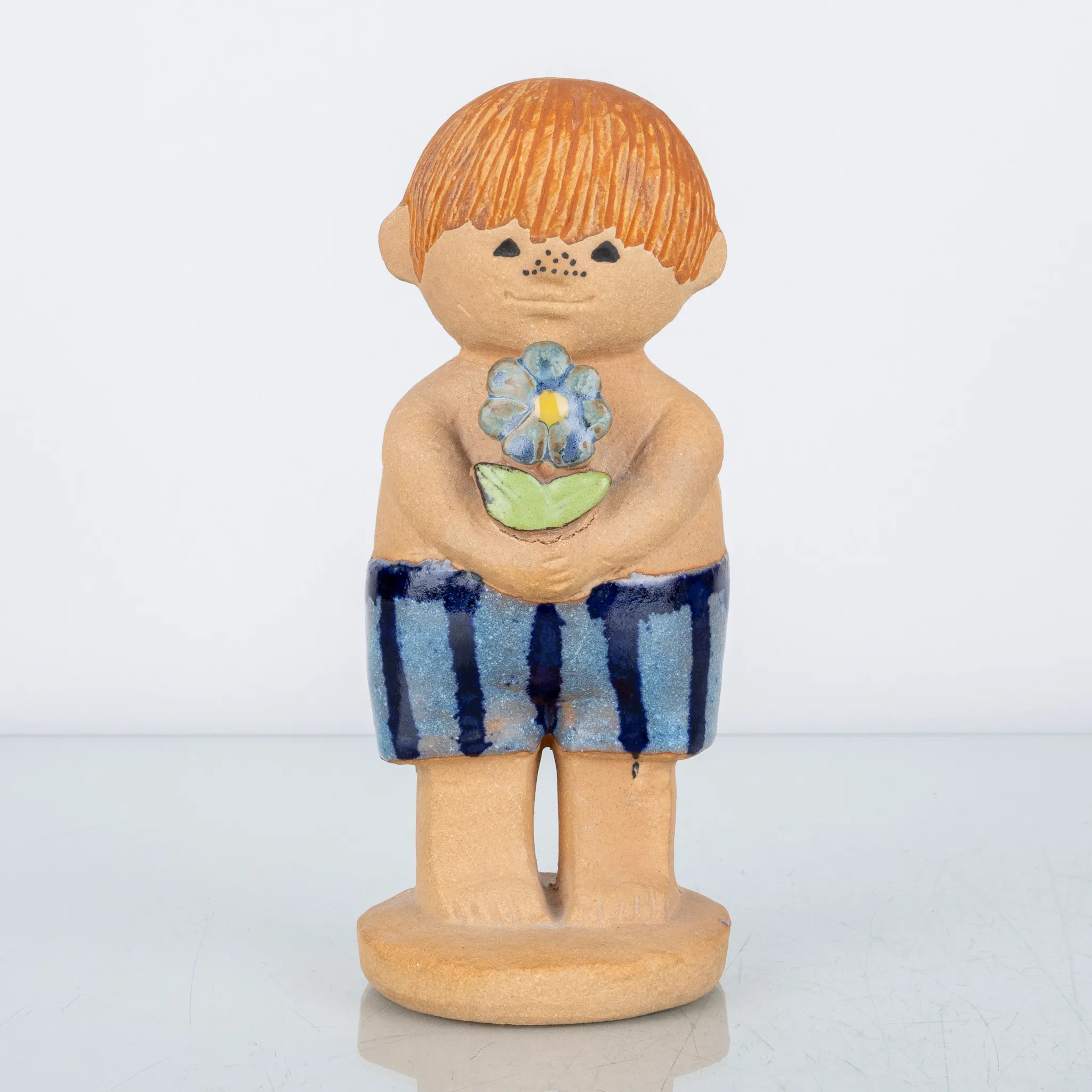 LISA LARSON, figur, stengods, "Stora Adam" ur serien Adam och Eva