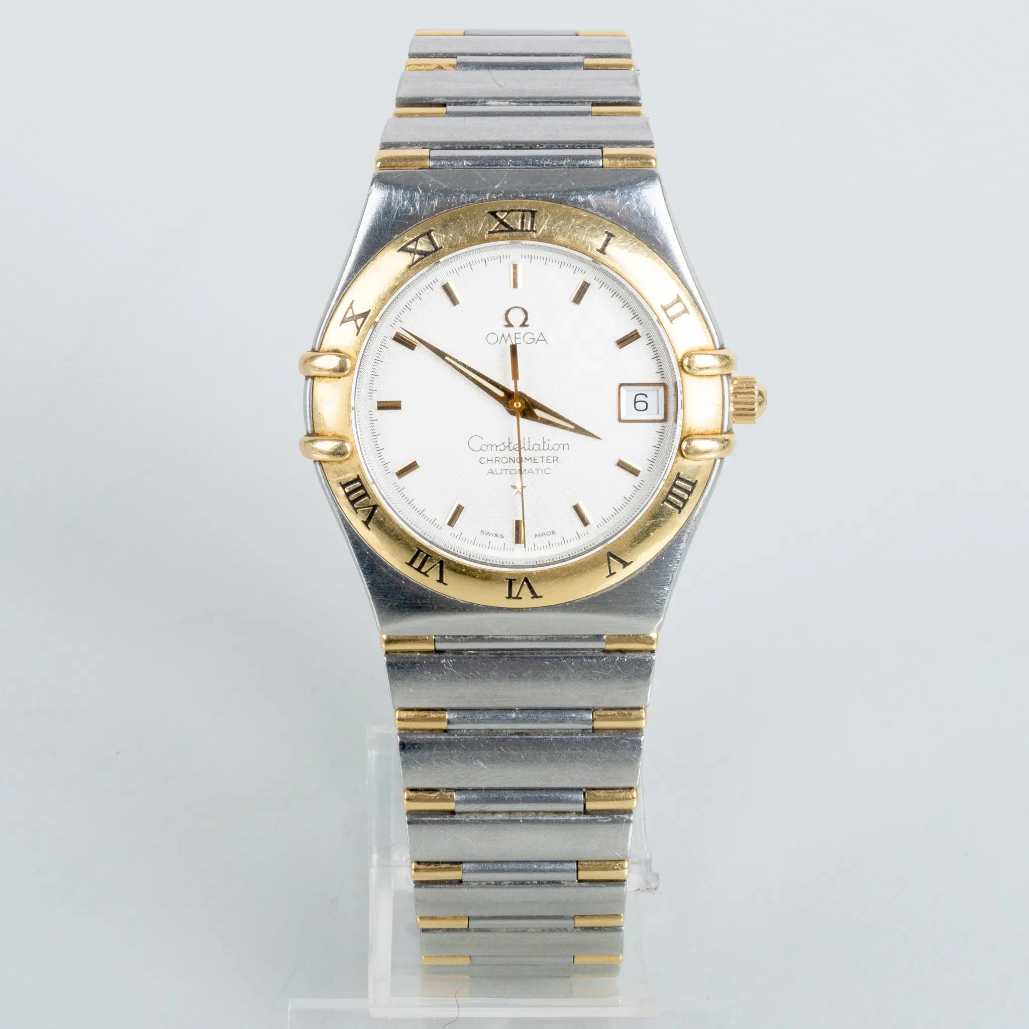 HERRARMBANDSUR, Omega Constellation Chronometer, automatic, stål, 2002