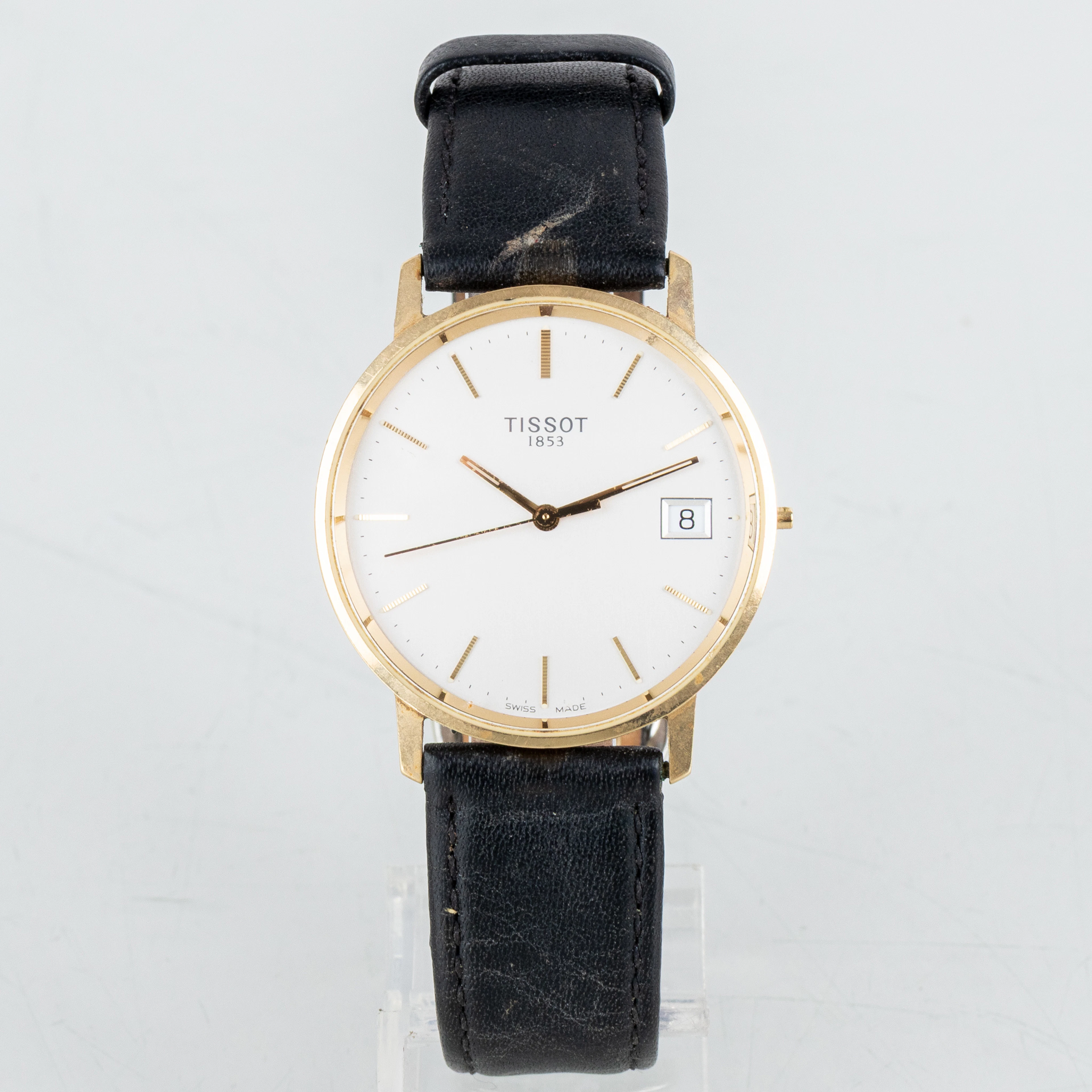 TISSOT, reloj de pulsera, oro 14Ky, cuarzo, años 2000