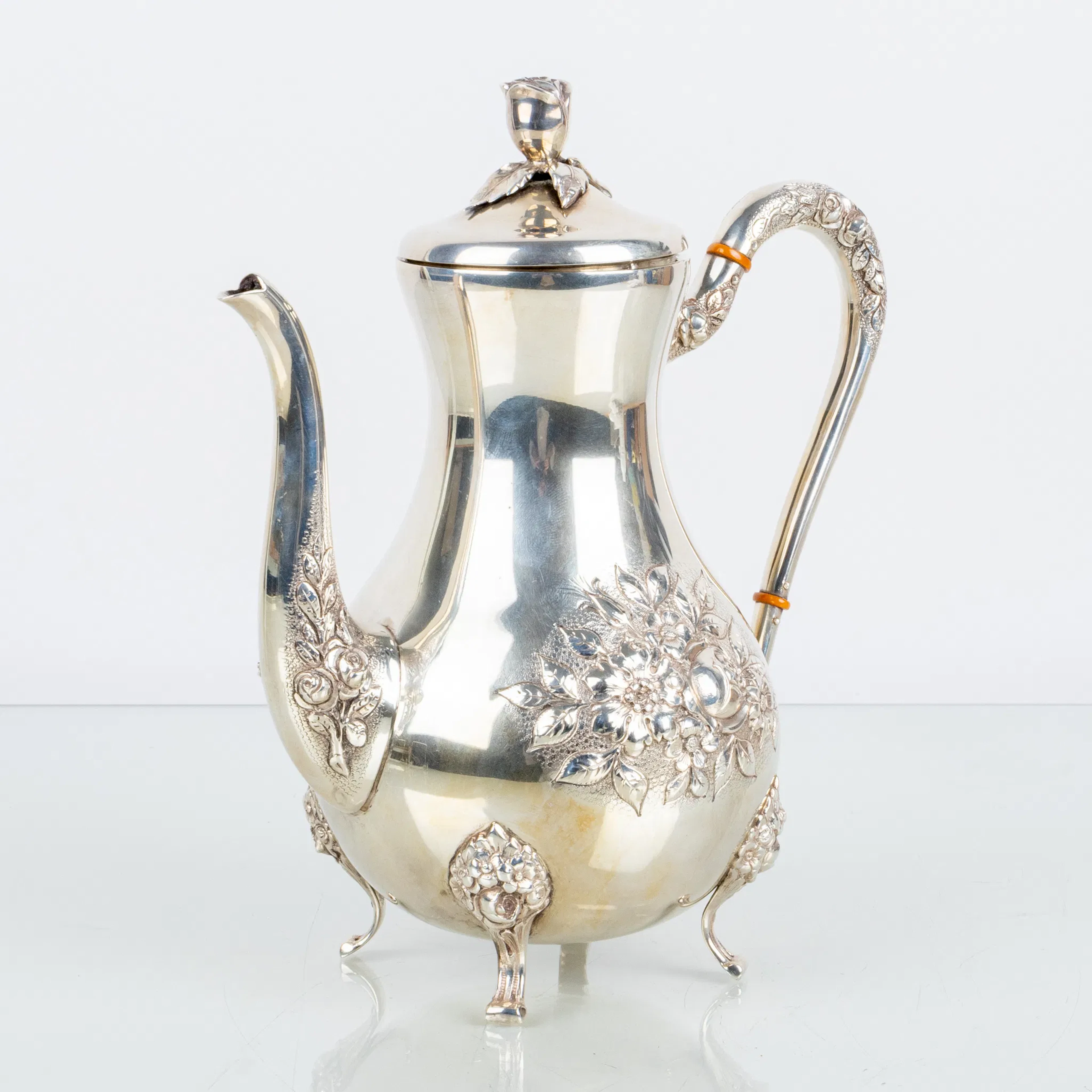 KAFFEEKANNE, SILBER, 1900er JAHRHUNDERTE