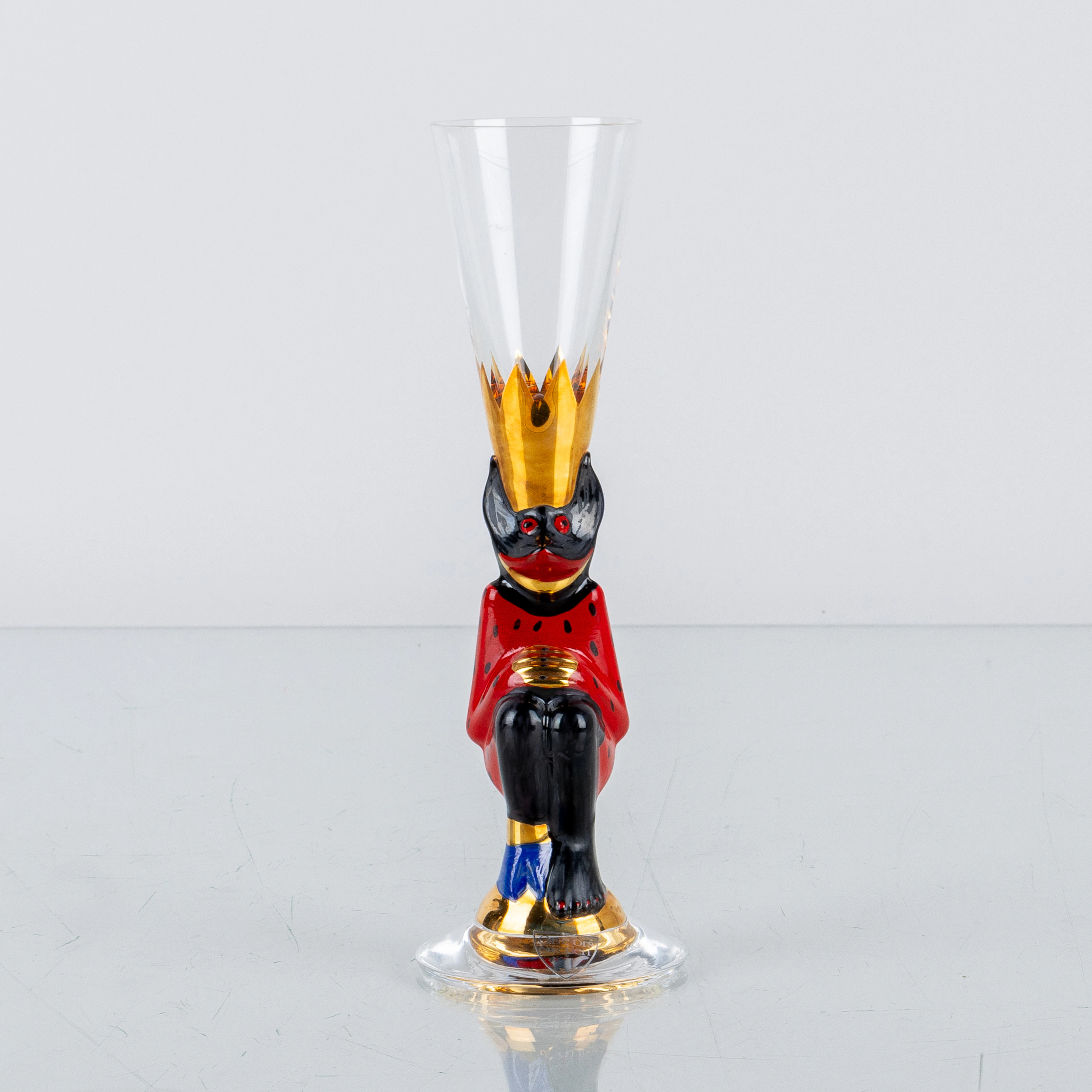 GUNNAR CYRÉN, snapsglas, "Djävulsglas", ur Nobelservisen
