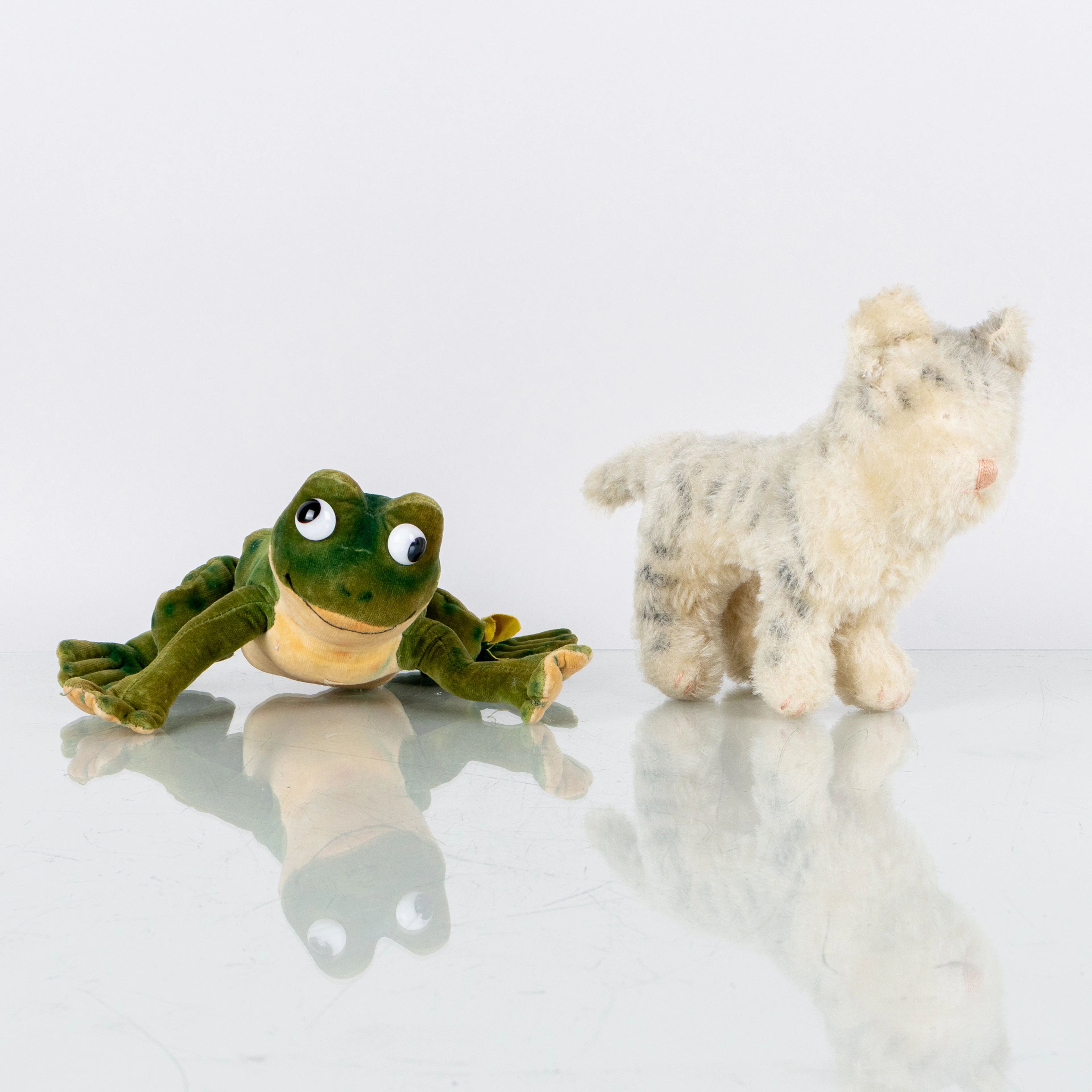 JOUETS, 2 pièces, Steiff bleu, années 1900