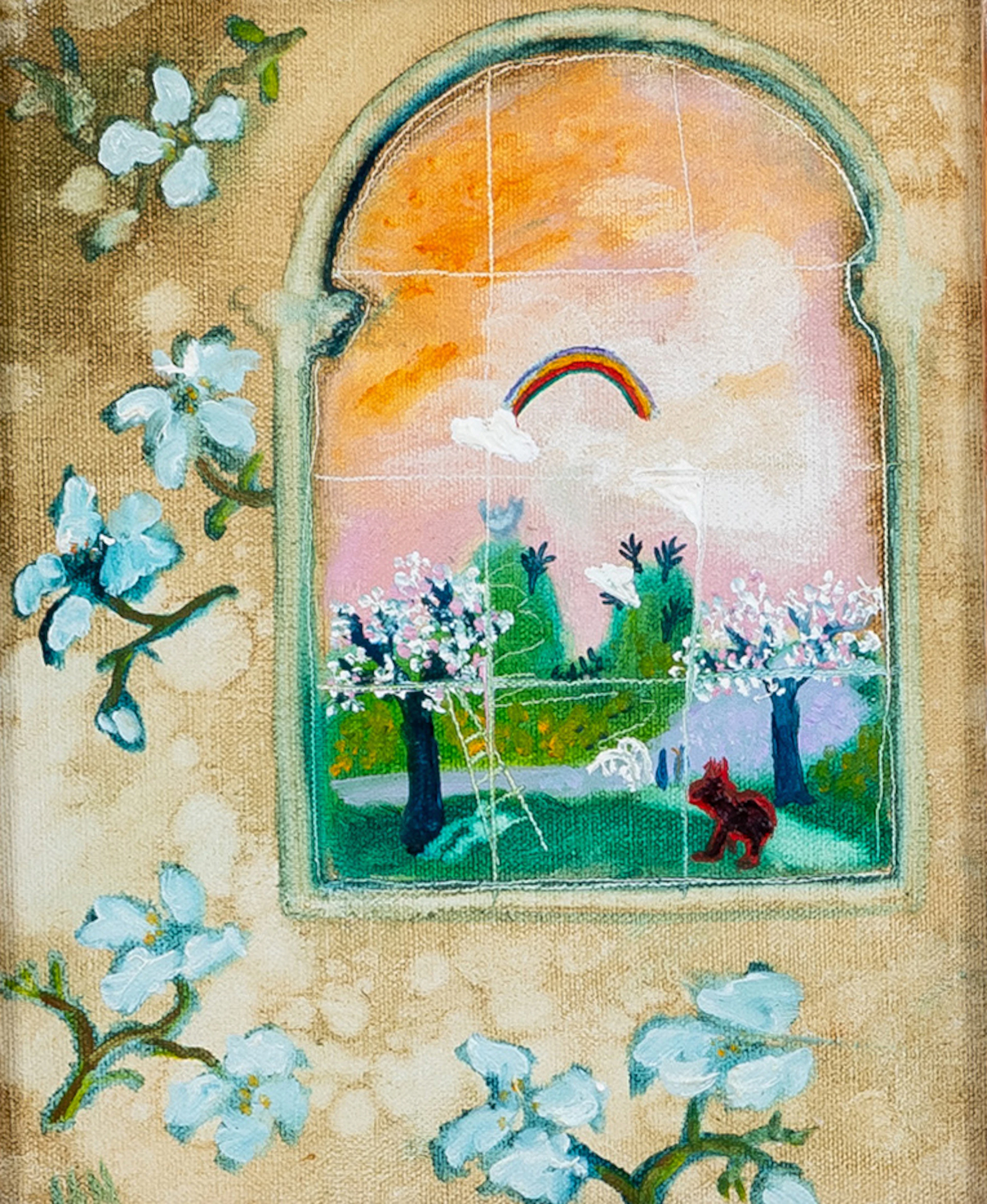 IAN RUSTH (född 1950), olja på duk, signerad