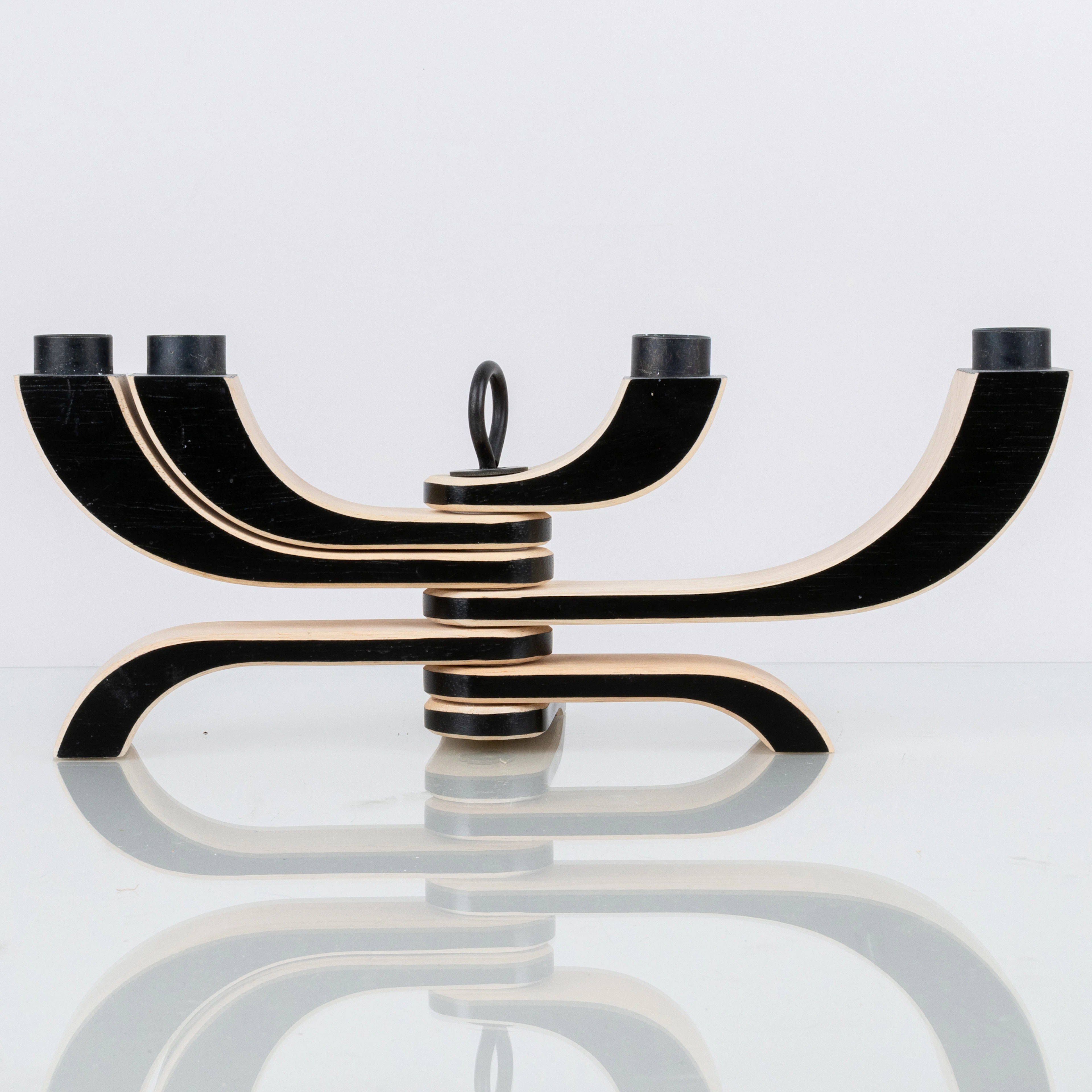 CANDELABROS DE MADERA, Casa de Diseño Estocolmo, años 2000