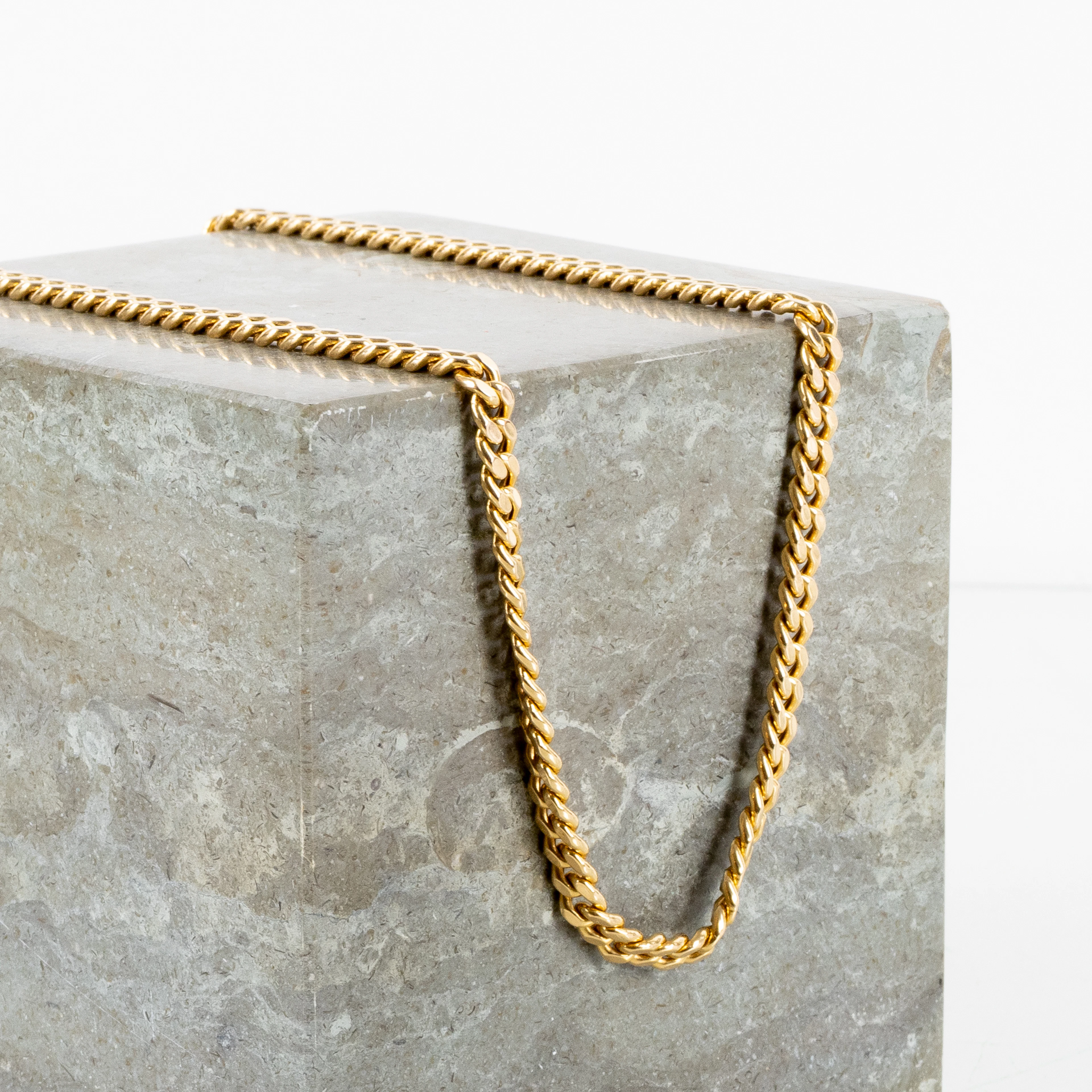 COLLIER, oro 18 carati, bracciale corrazzato, peso circa 22,2 g
